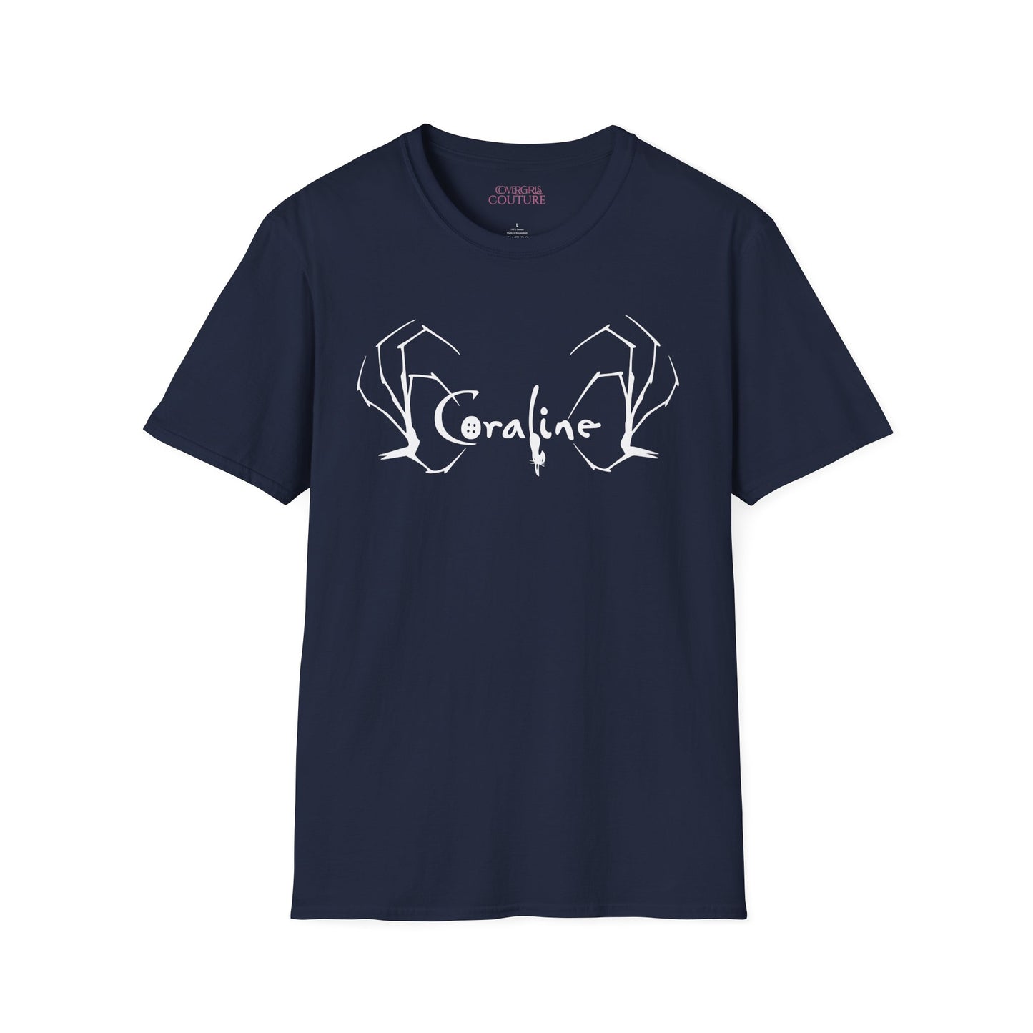 Coraline Inspired Unisex Softstyle T-Shirt | Halloween Costume, Gift for Fans, Graphic Tee, Movie Merch, Casual Wear