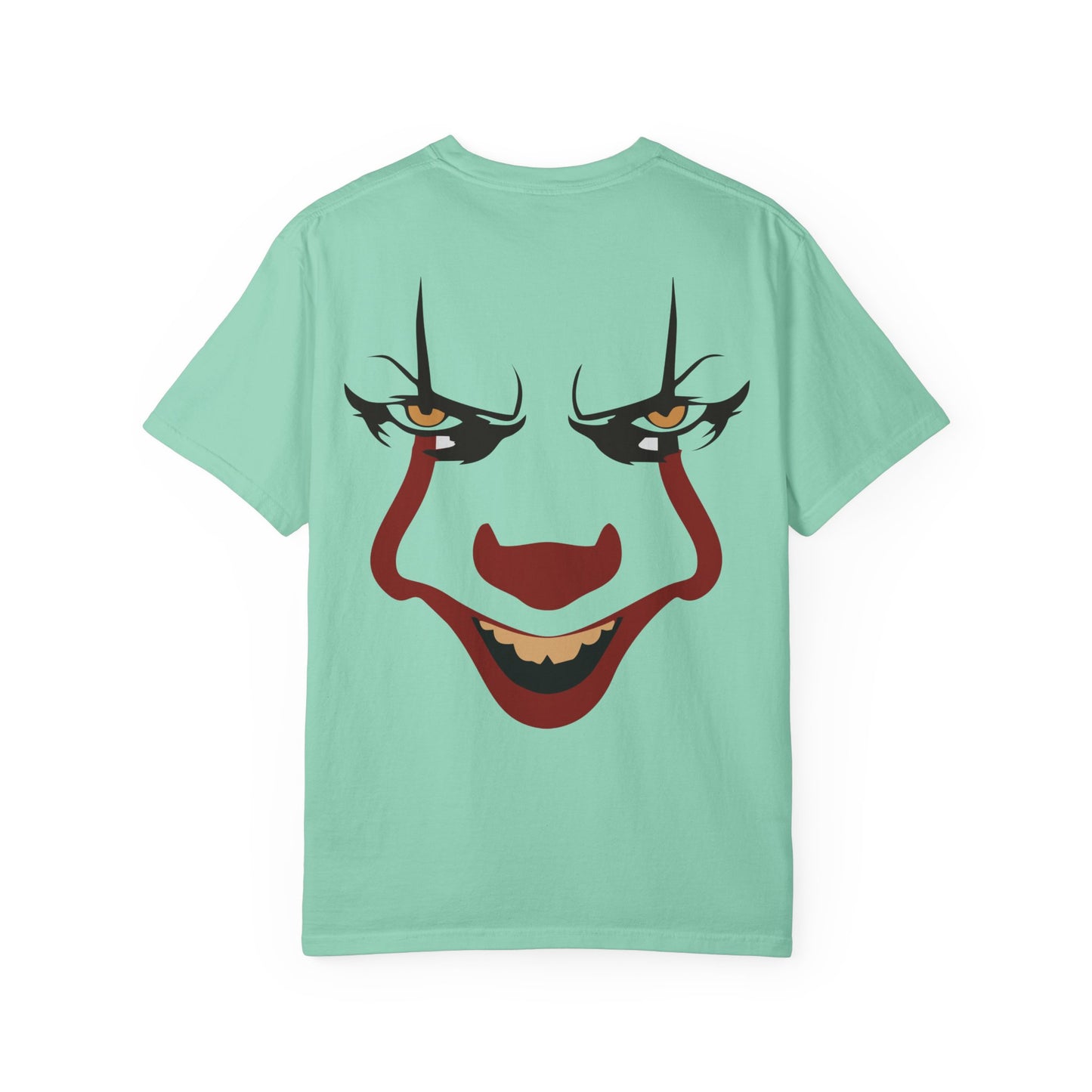 Creepy Clown Graphic T-shirt, Unisex Halloween Tee, Horror Movie Fan Gift, Spooky Shirt, Casual Streetwear
