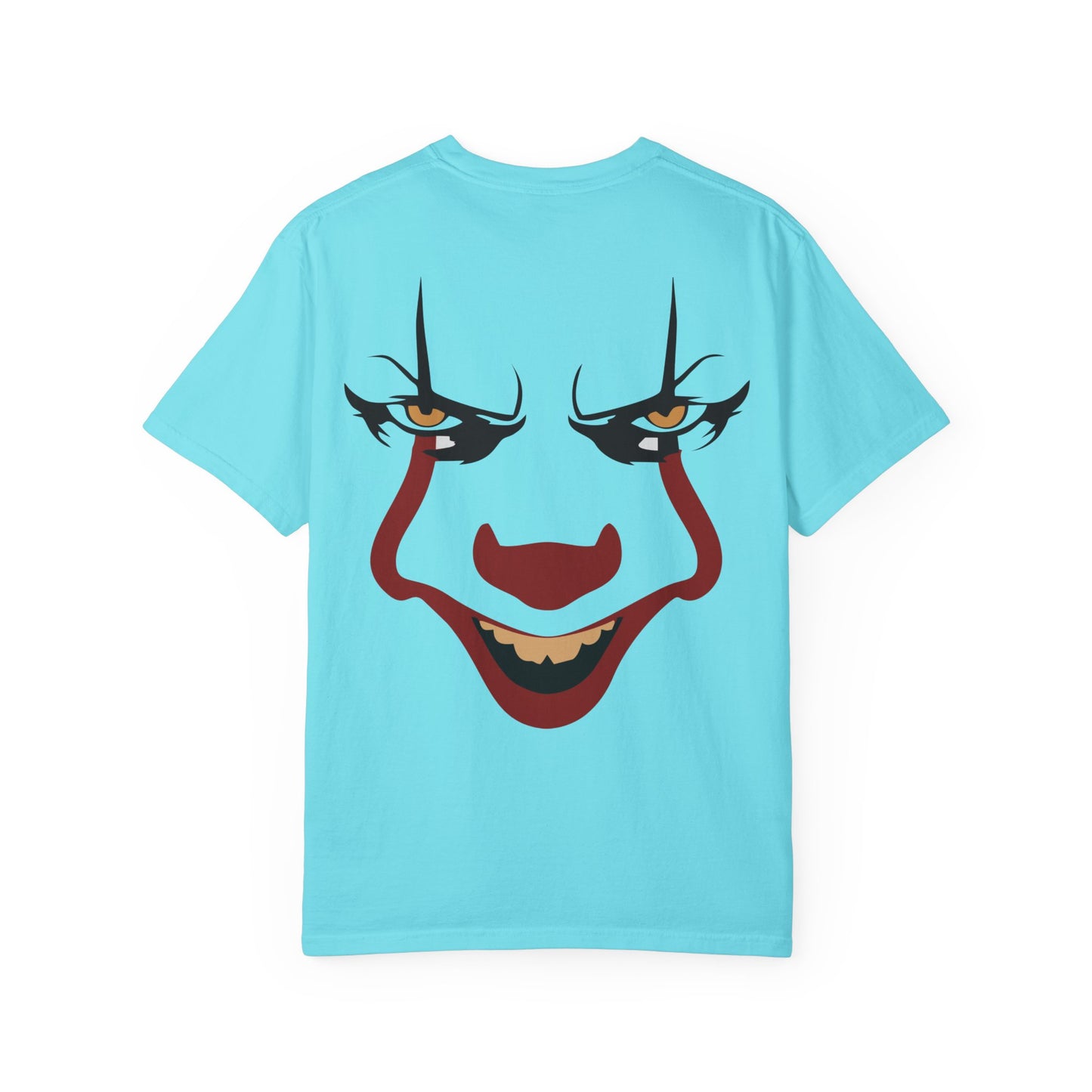 Creepy Clown Graphic T-shirt, Unisex Halloween Tee, Horror Movie Fan Gift, Spooky Shirt, Casual Streetwear