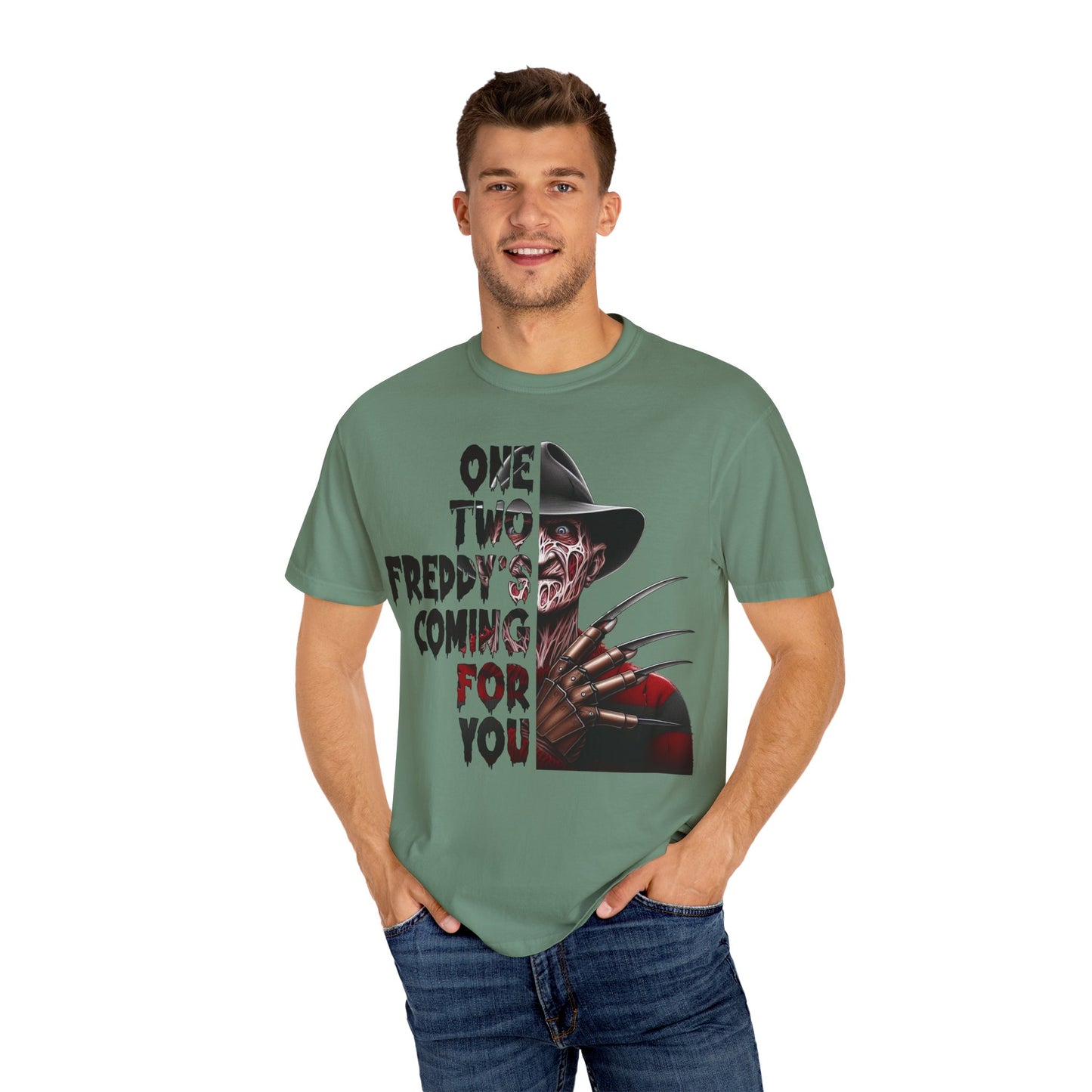Freddy Krueger Graphic T-Shirt, Halloween Shirt, Horror Movie Tee, Gift for Horror Fans, Unisex Casual Wear, Spooky Apparel