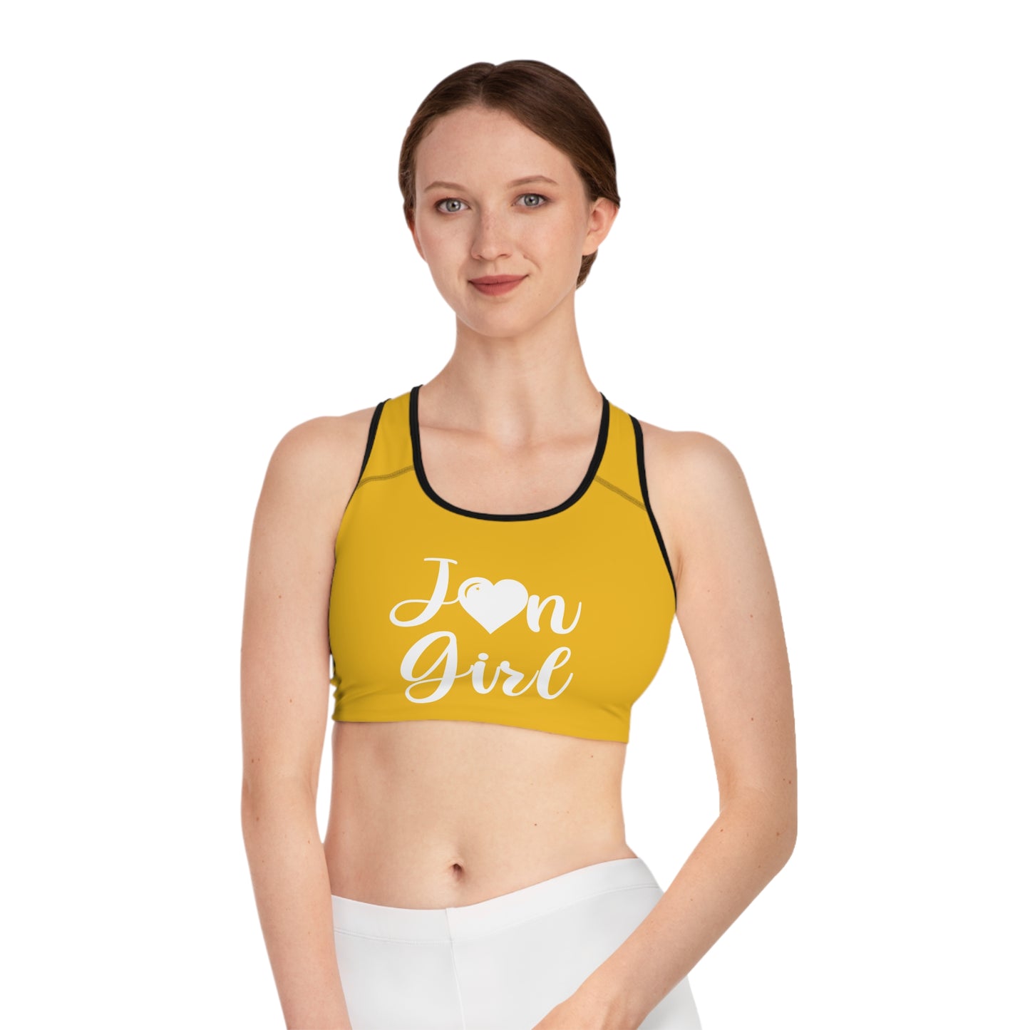 Jon Yellow Seamless Sports Bra
