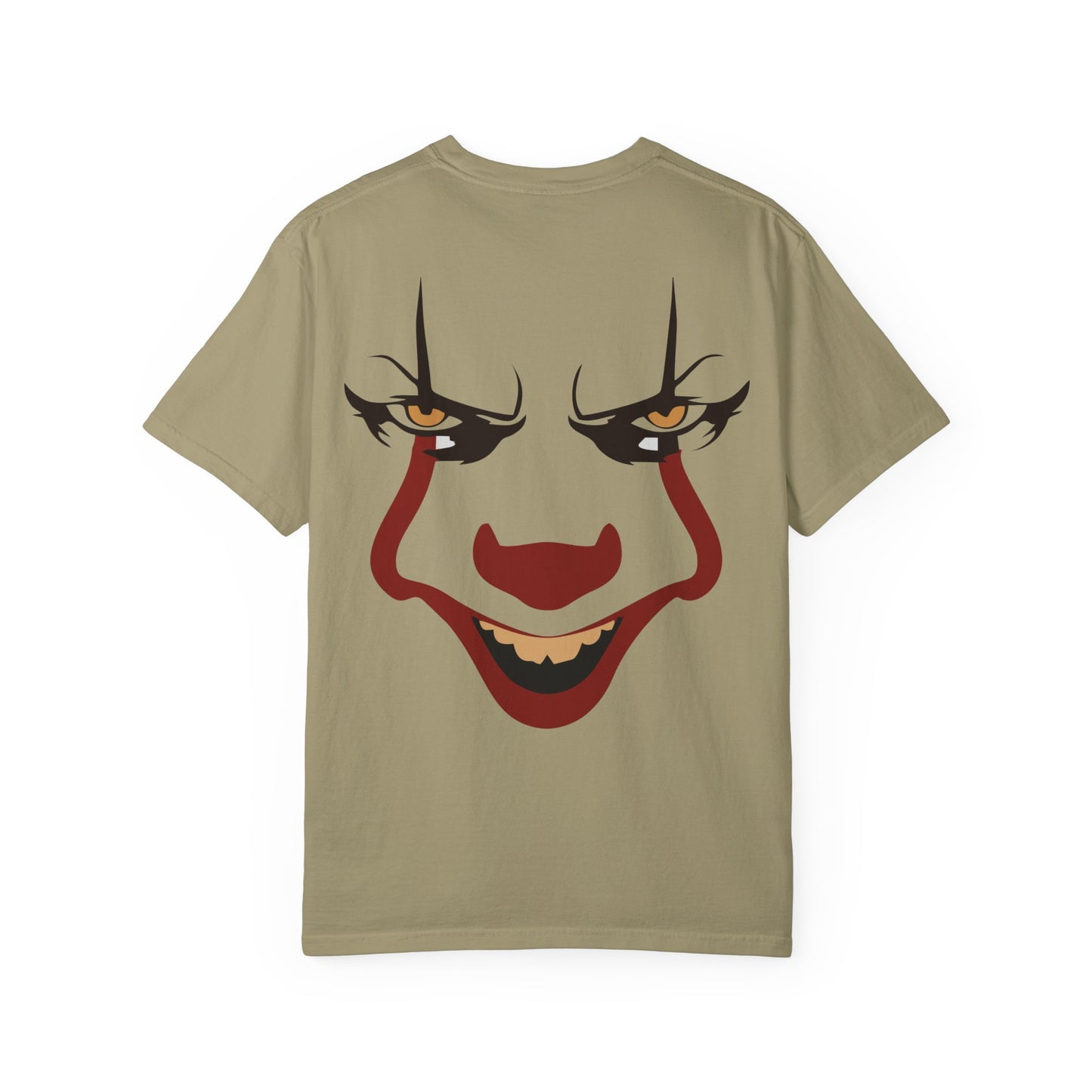 Creepy Clown Graphic T-shirt, Unisex Halloween Tee, Horror Movie Fan Gift, Spooky Shirt, Casual Streetwear