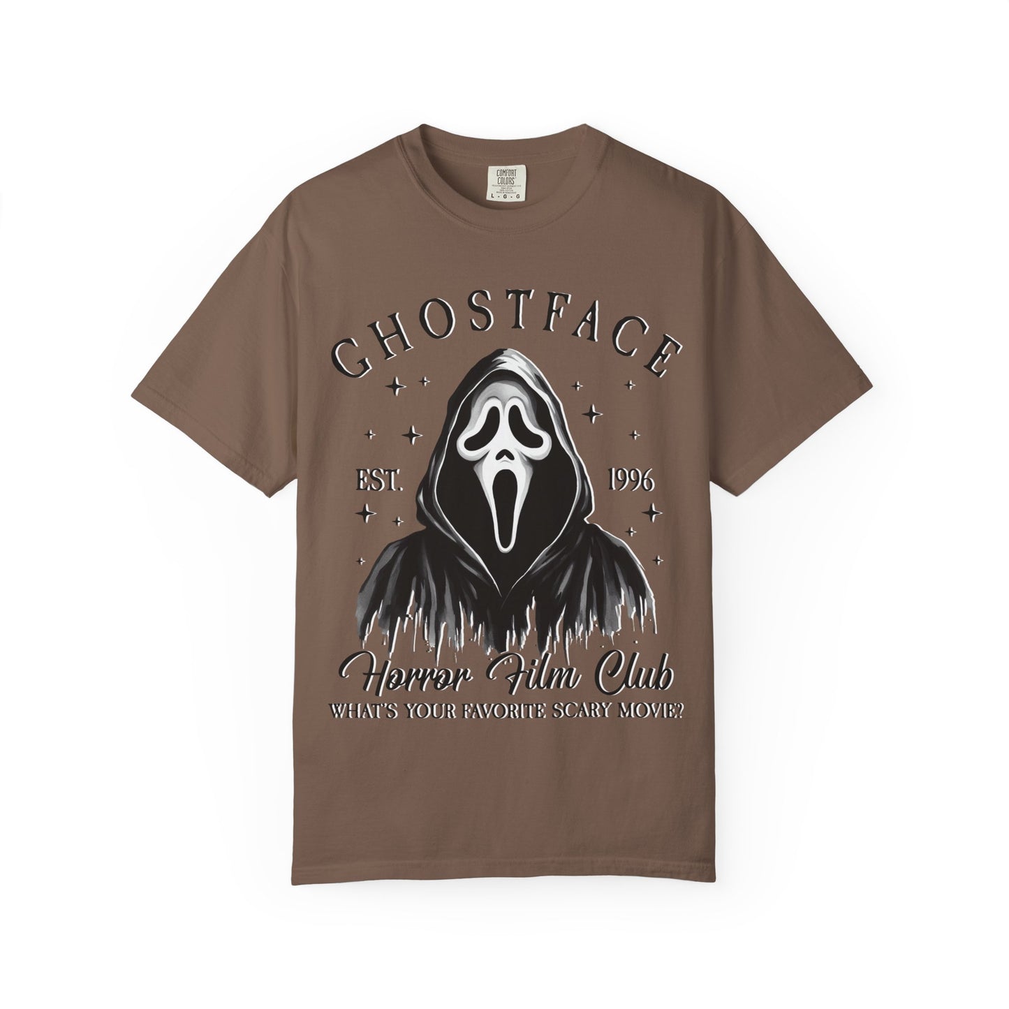 Ghostface Horror Club T-shirt, Unisex Graphic Tee, Scary Movie Shirt, Halloween Apparel, Horror Fan Gift, Movie Nights
