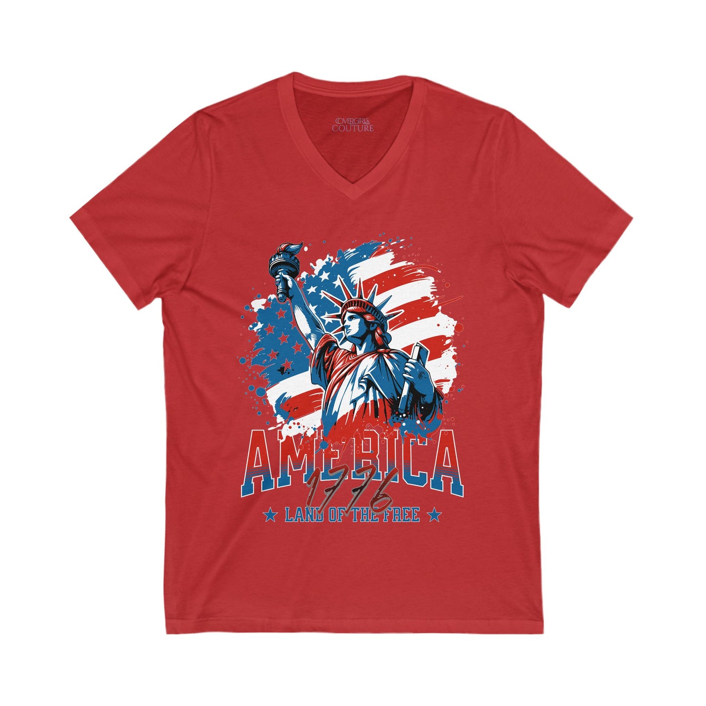 Land of the Free V-Neck Tee