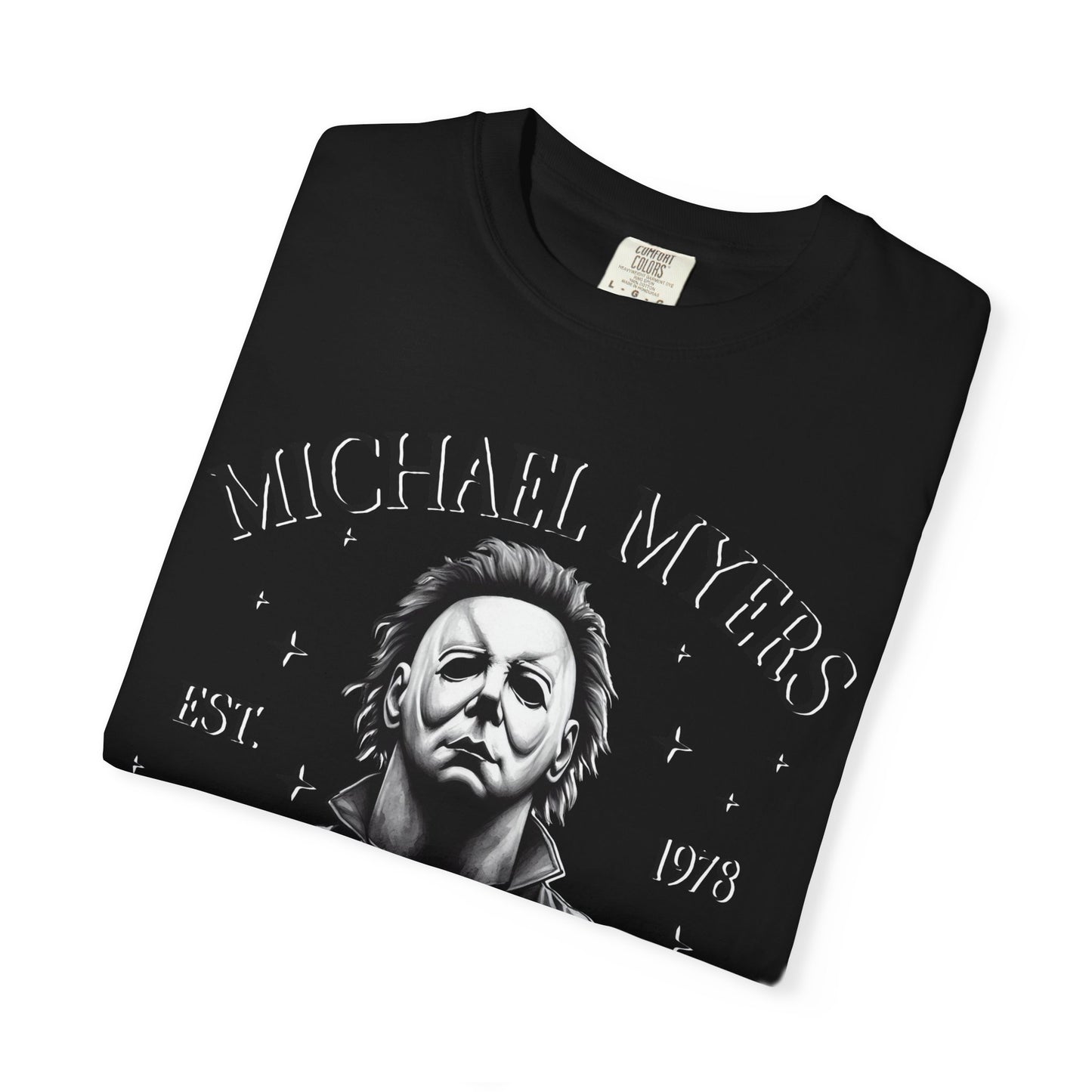 Michael Myers Butcher Shop T-Shirt, Unisex Horror Tee, Halloween Costume Shirt, Gift for Horror Fans, Graphic Novelty Shirt, Spooky Apparel