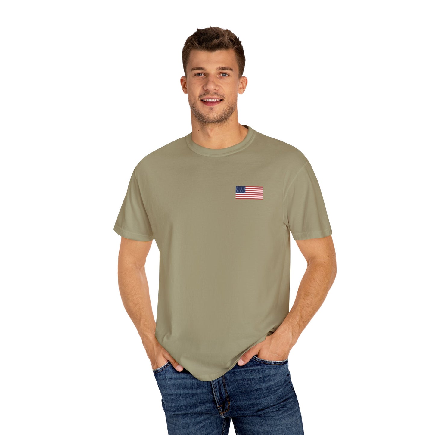 Patriotic Garment-Dyed T-shirt, Vintage