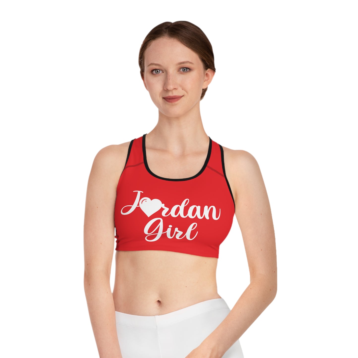 Jordan Red Seamless Sports Bra