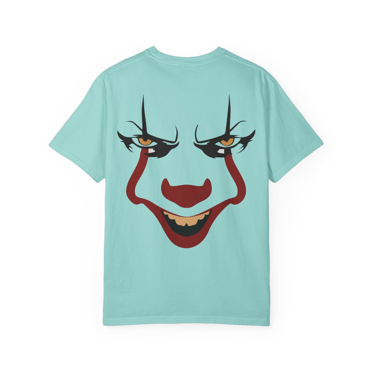 Creepy Clown Graphic T-shirt, Unisex Halloween Tee, Horror Movie Fan Gift, Spooky Shirt, Casual Streetwear