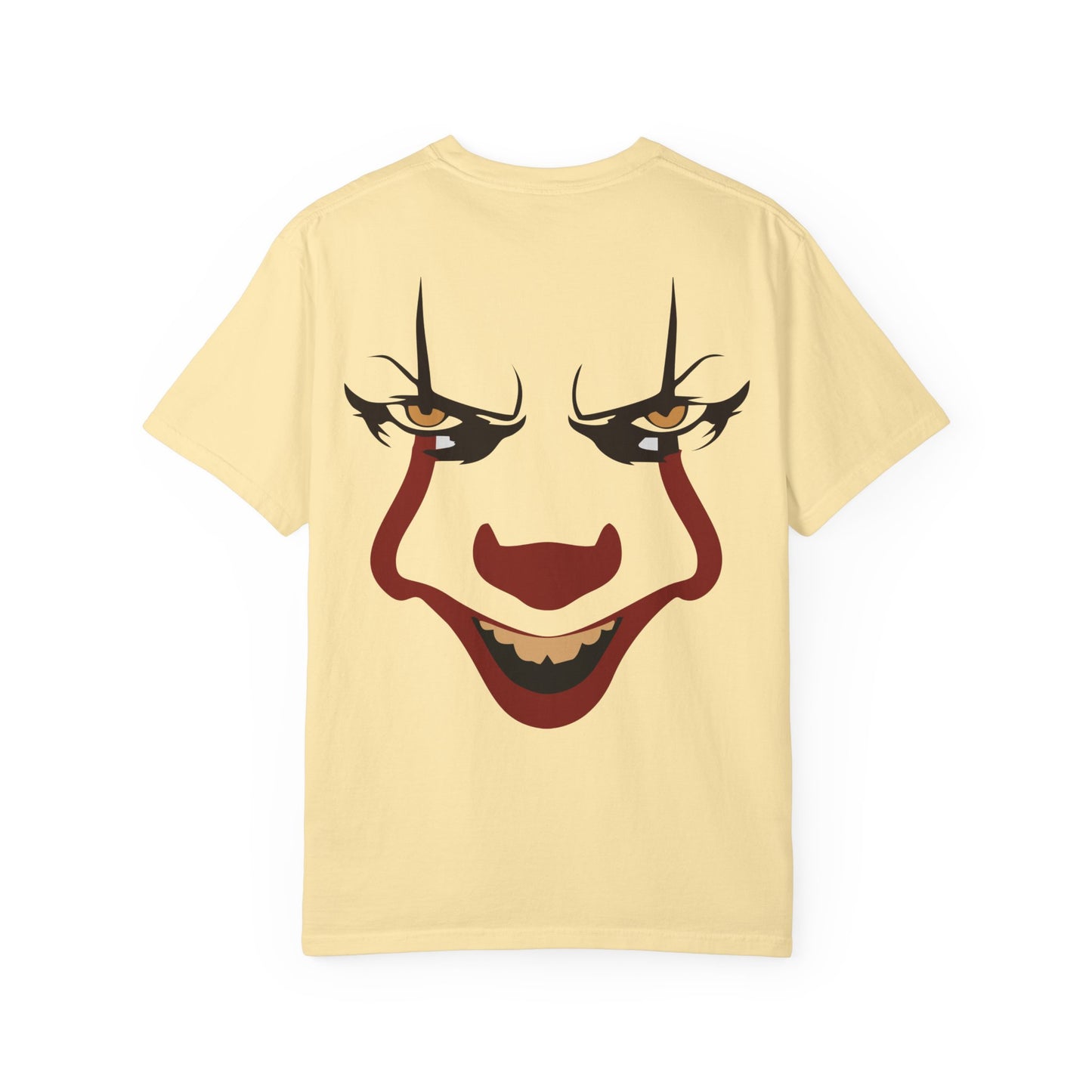 Creepy Clown Graphic T-shirt, Unisex Halloween Tee, Horror Movie Fan Gift, Spooky Shirt, Casual Streetwear