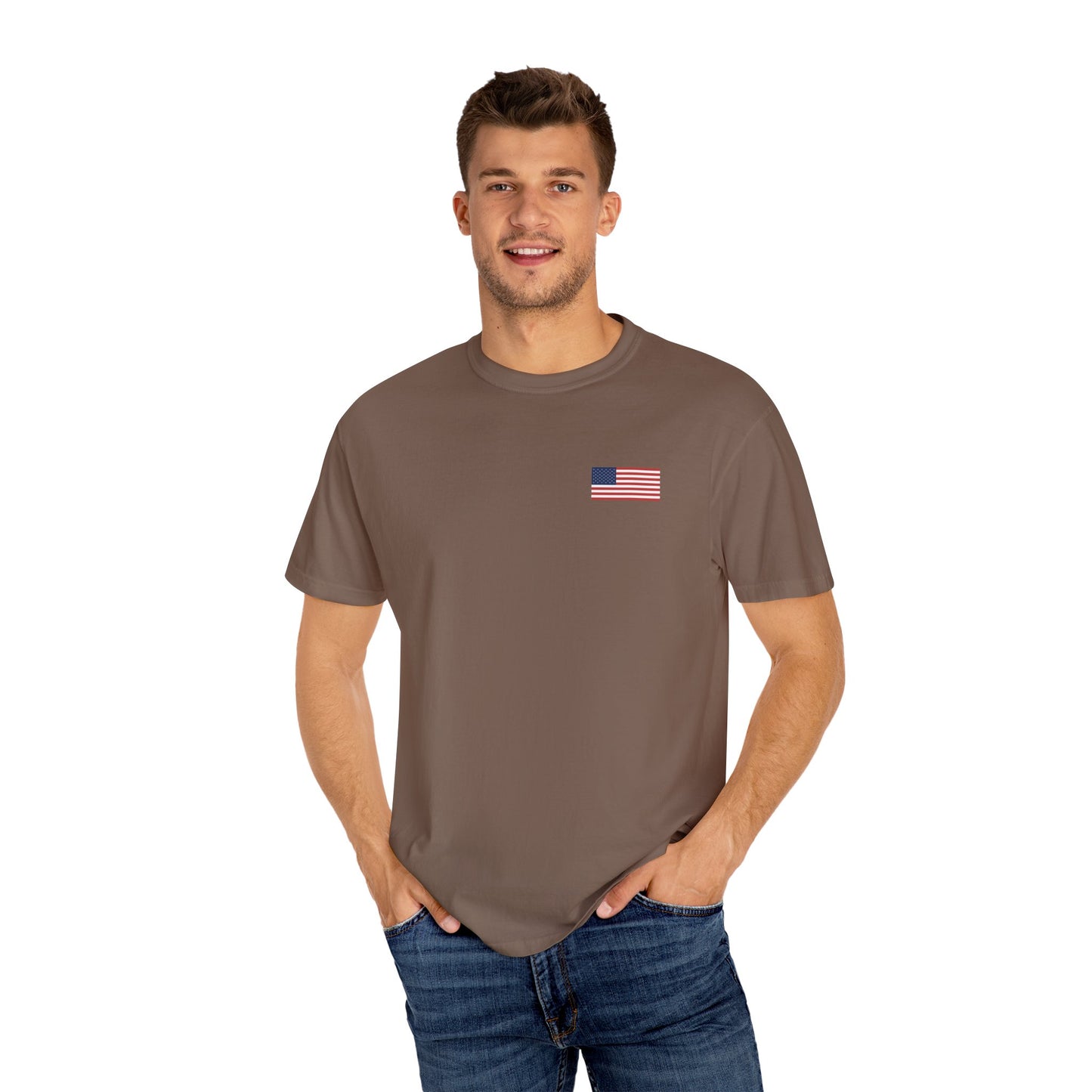 Patriotic Garment-Dyed T-shirt, Vintage