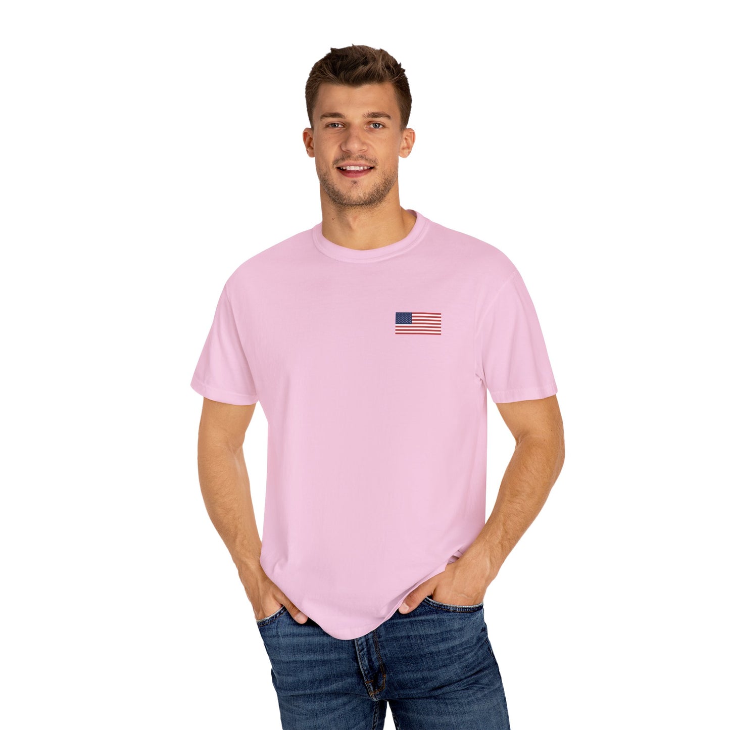 Patriotic Garment-Dyed T-shirt, Vintage