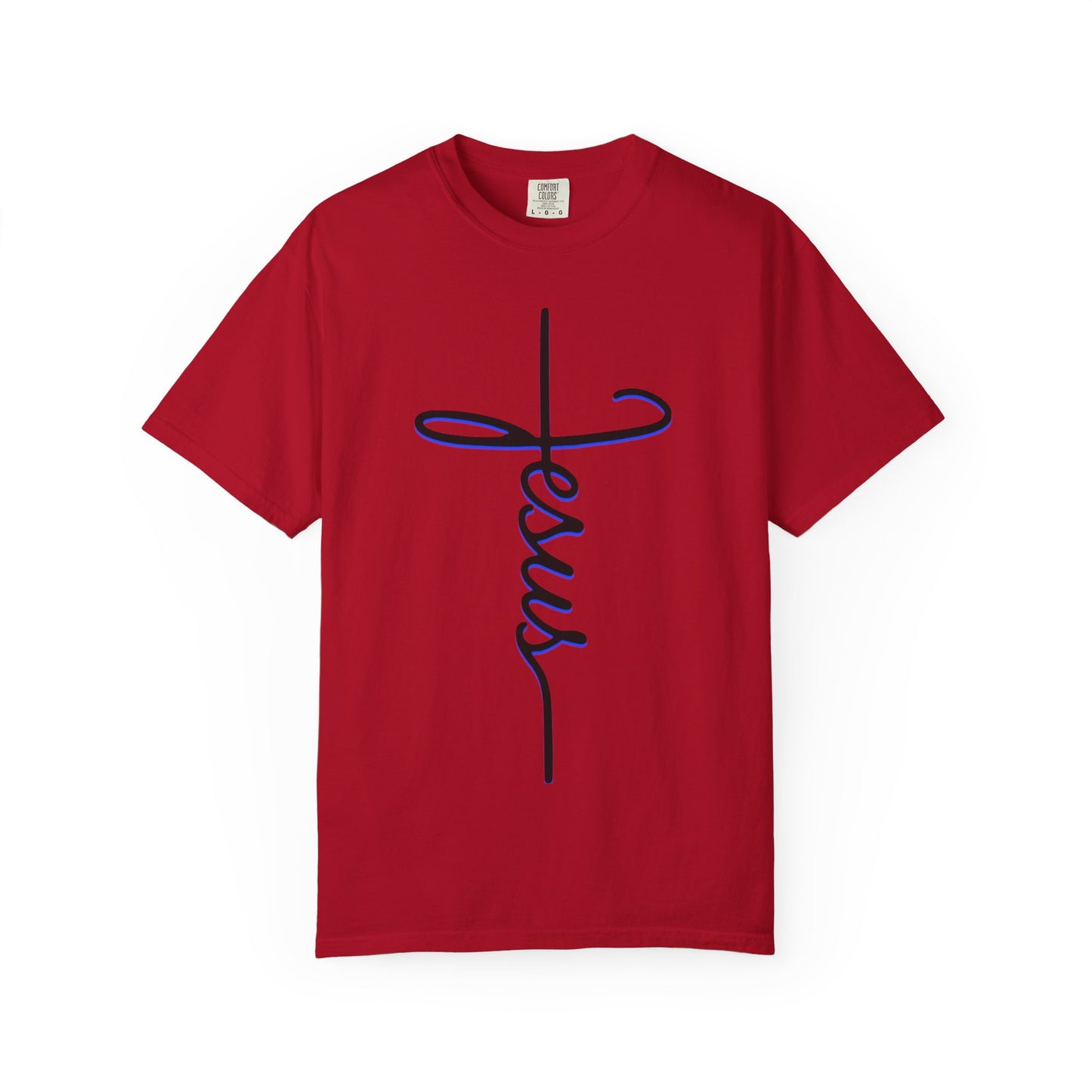 Jesus Cross Unisex Garment-Dyed T-shirt