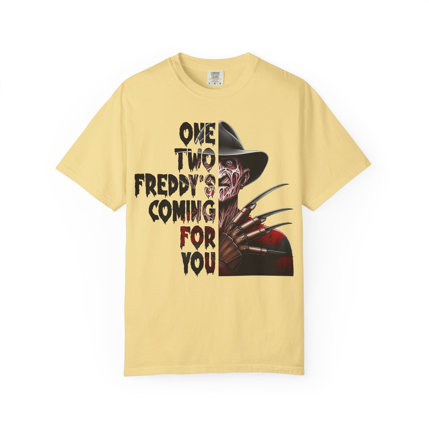 Freddy Krueger Graphic T-Shirt, Halloween Shirt, Horror Movie Tee, Gift for Horror Fans, Unisex Casual Wear, Spooky Apparel