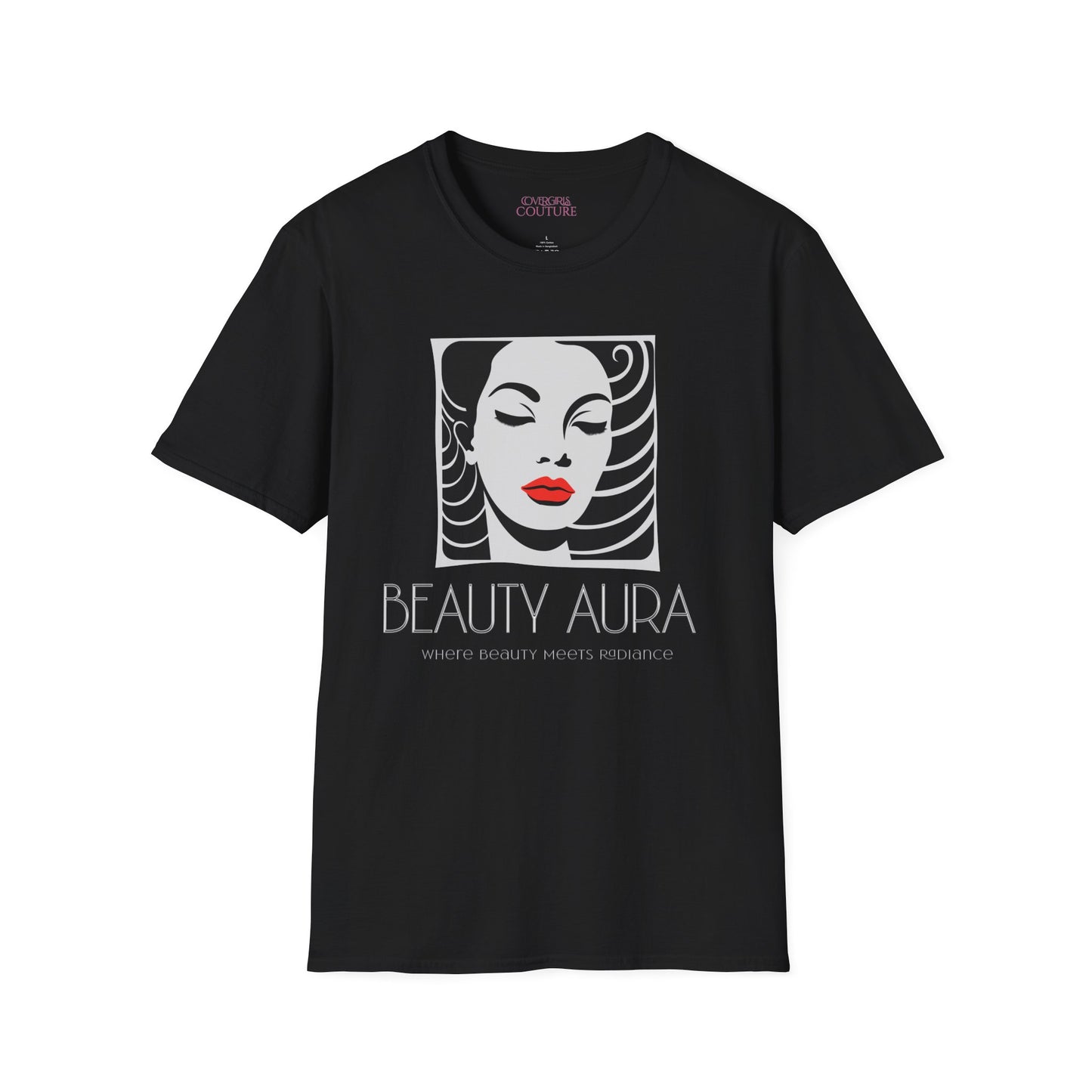 Unisex Softstyle T-Shirt with Beauty Aura Design