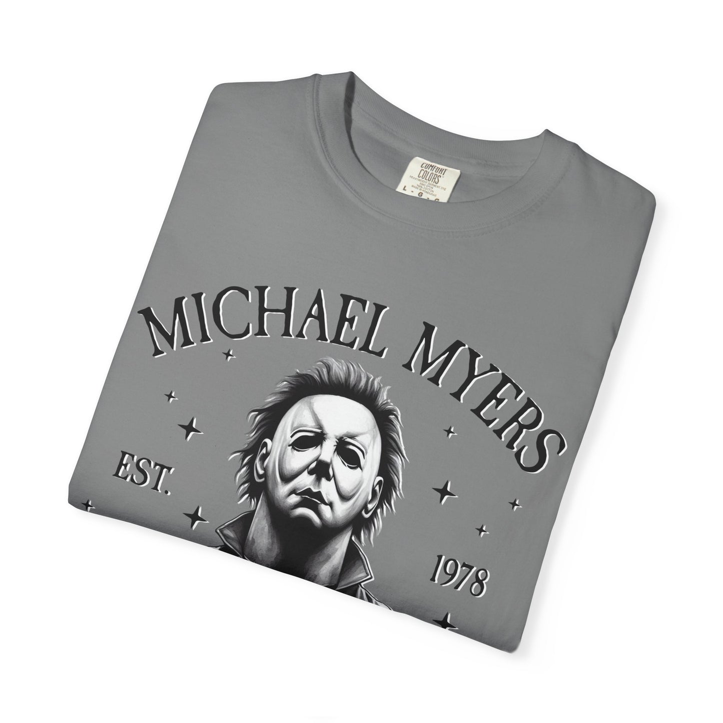 Michael Myers Butcher Shop T-Shirt, Unisex Horror Tee, Halloween Costume Shirt, Gift for Horror Fans, Graphic Novelty Shirt, Spooky Apparel