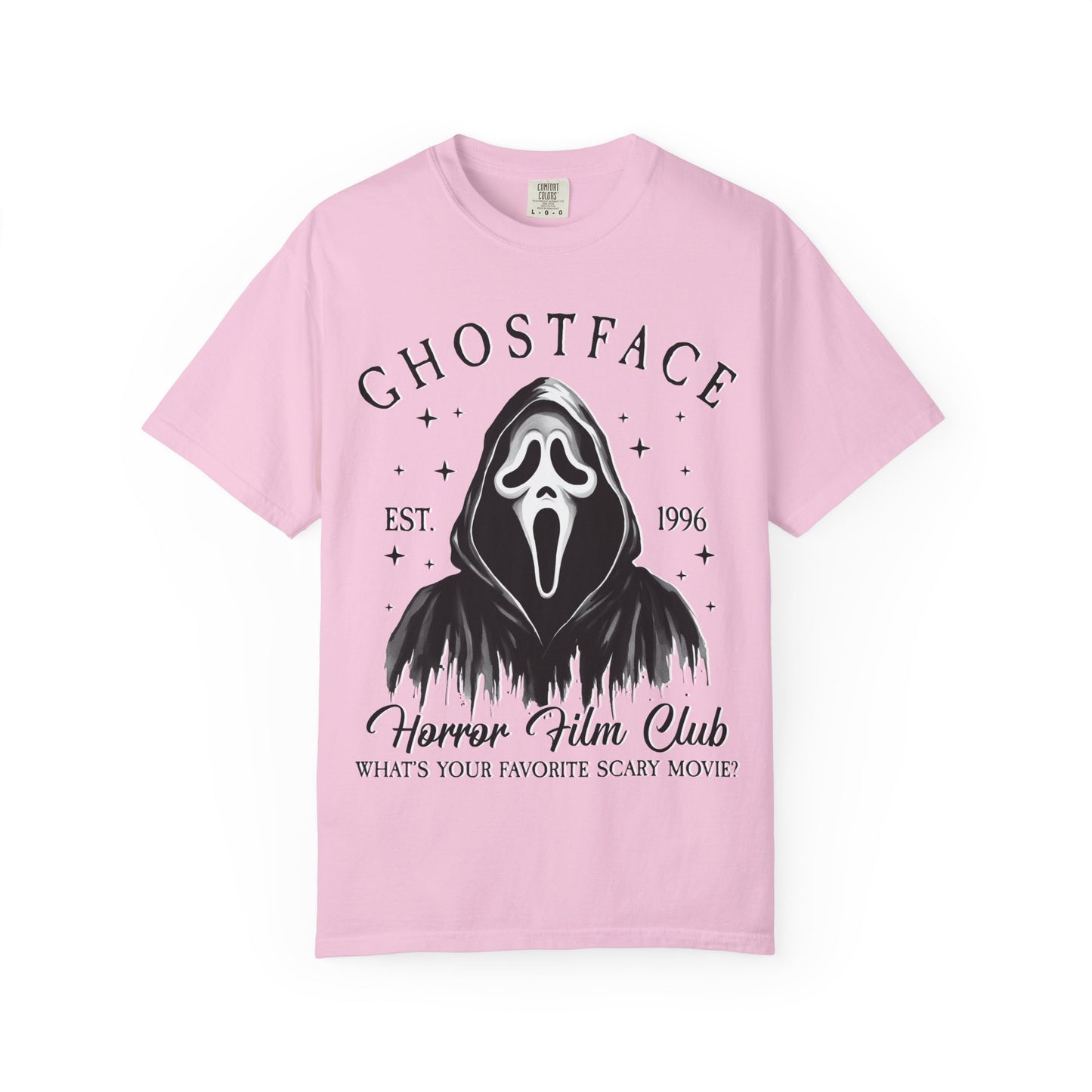 Ghostface Horror Club T-shirt, Unisex Graphic Tee, Scary Movie Shirt, Halloween Apparel, Horror Fan Gift, Movie Nights
