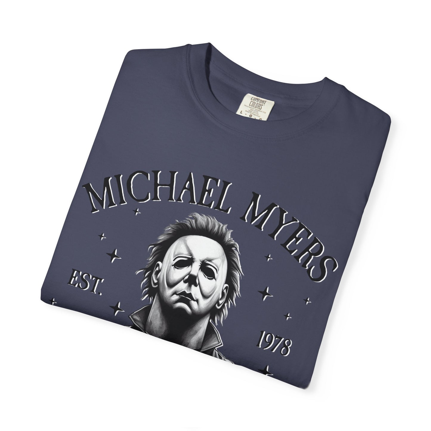 Michael Myers Butcher Shop T-Shirt, Unisex Horror Tee, Halloween Costume Shirt, Gift for Horror Fans, Graphic Novelty Shirt, Spooky Apparel