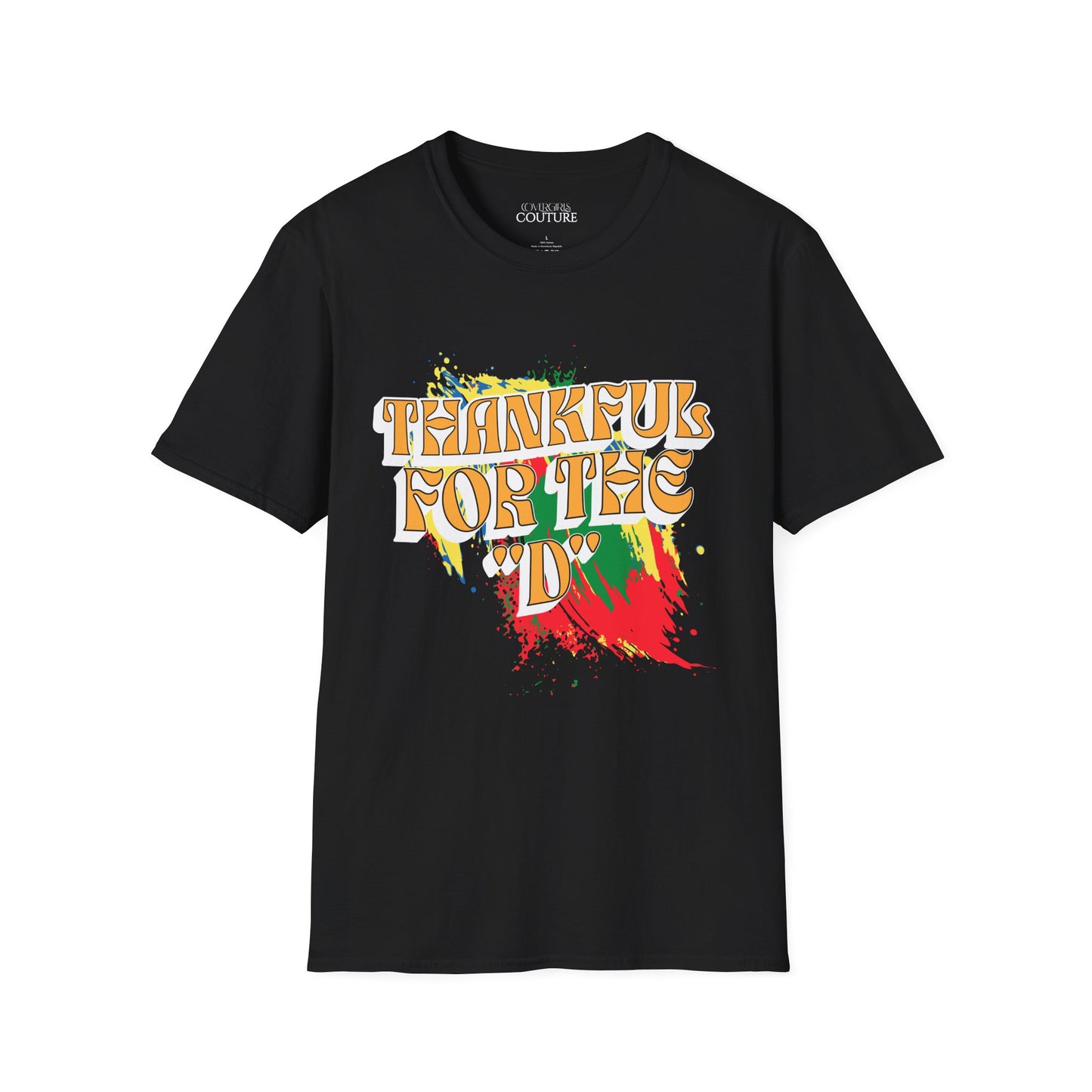 Donnie - Thankful Black Unisex Softstyle T-Shirt