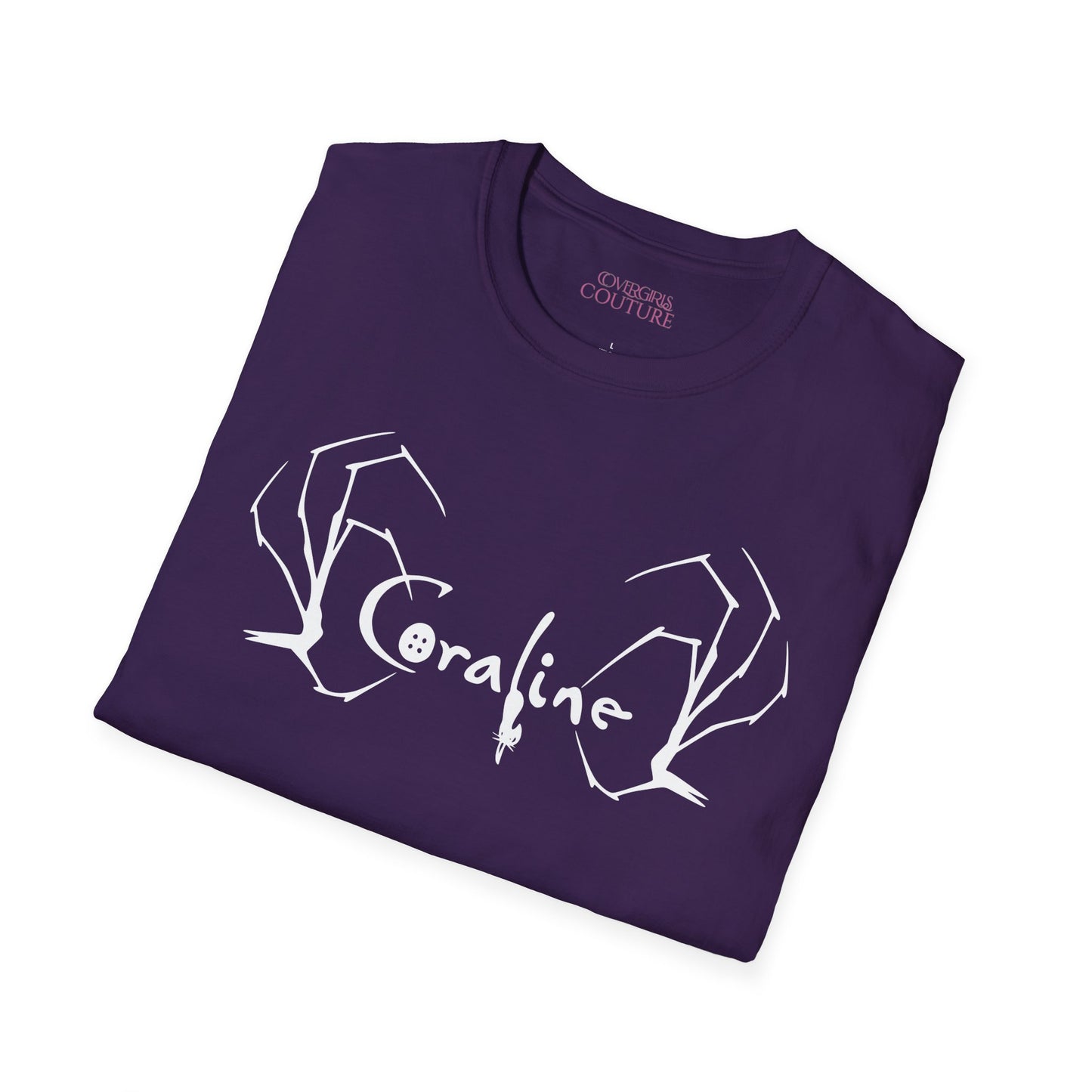Coraline Inspired Unisex Softstyle T-Shirt | Halloween Costume, Gift for Fans, Graphic Tee, Movie Merch, Casual Wear