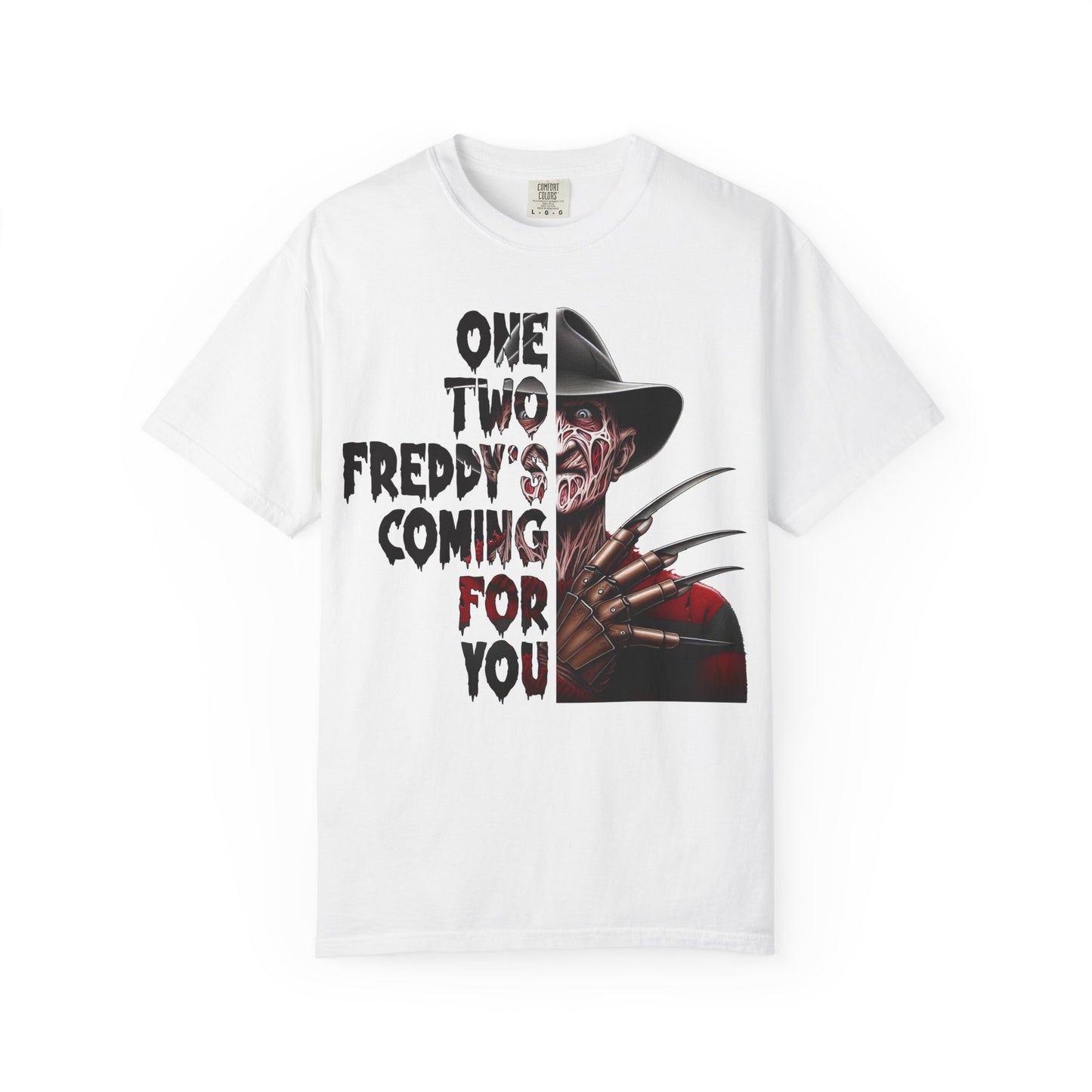 Freddy Krueger Graphic T-Shirt, Halloween Shirt, Horror Movie Tee, Gift for Horror Fans, Unisex Casual Wear, Spooky Apparel