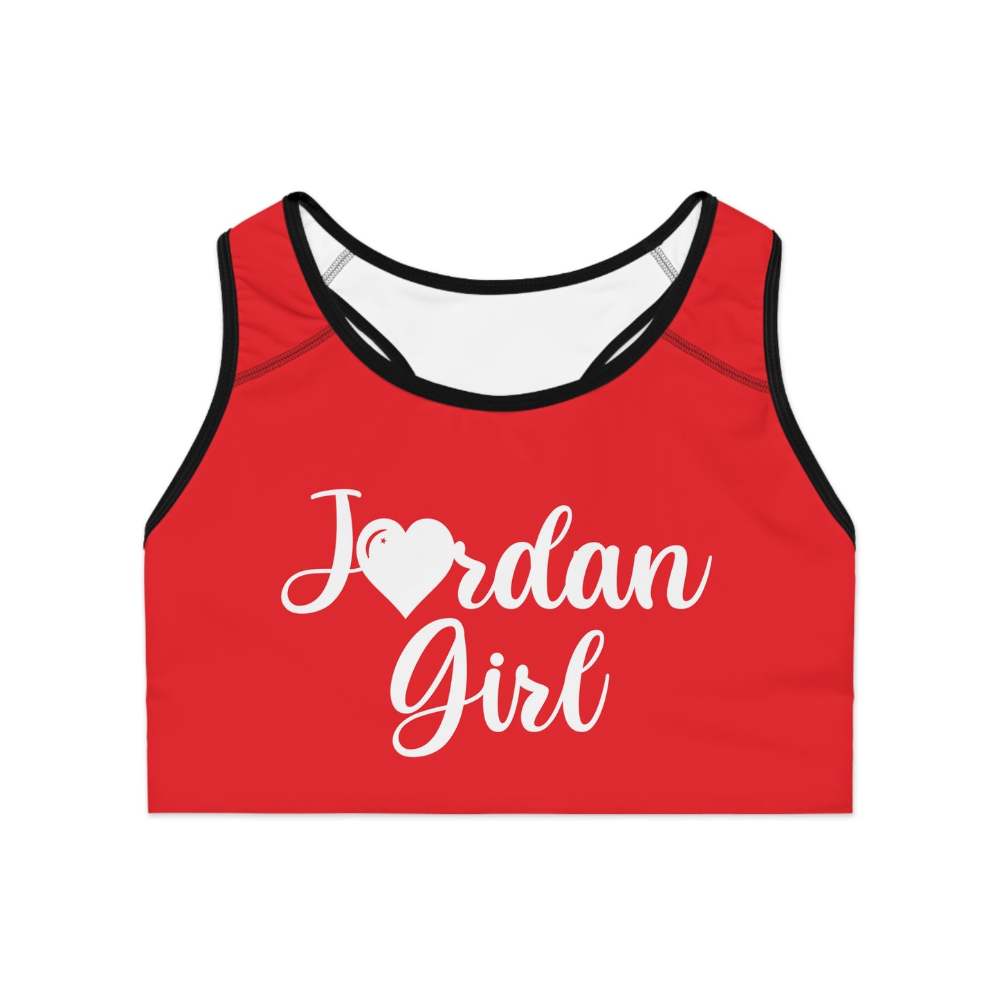Jordan Red Seamless Sports Bra