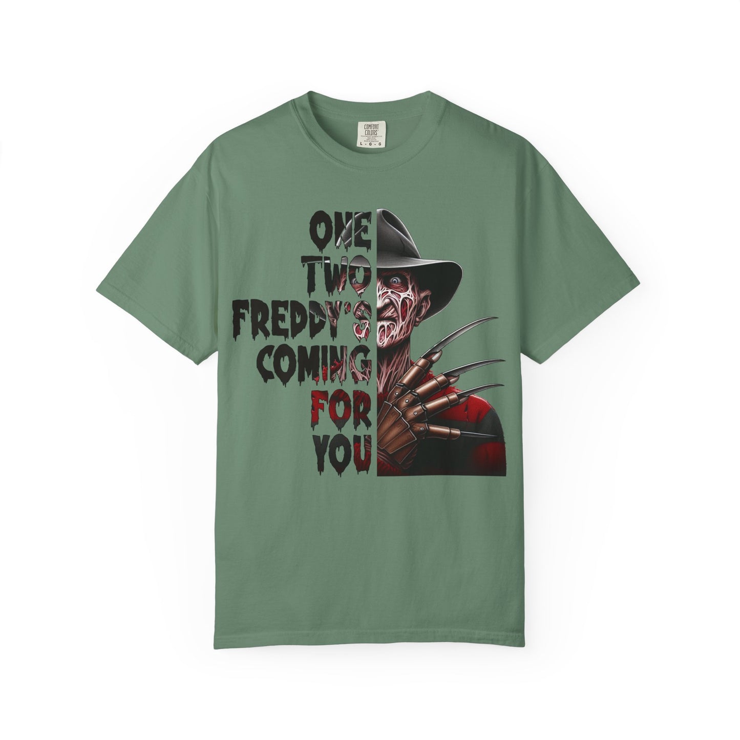 Freddy Krueger Graphic T-Shirt, Halloween Shirt, Horror Movie Tee, Gift for Horror Fans, Unisex Casual Wear, Spooky Apparel