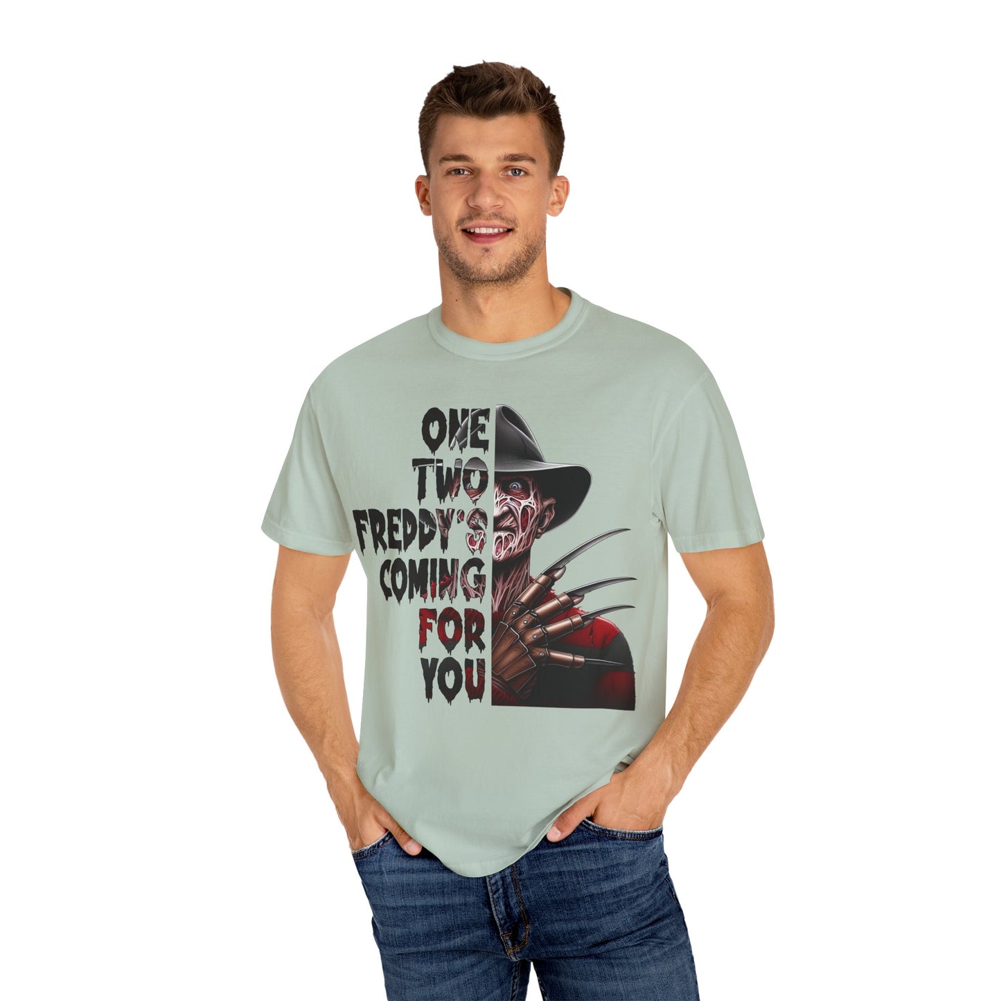 Freddy Krueger Graphic T-Shirt, Halloween Shirt, Horror Movie Tee, Gift for Horror Fans, Unisex Casual Wear, Spooky Apparel