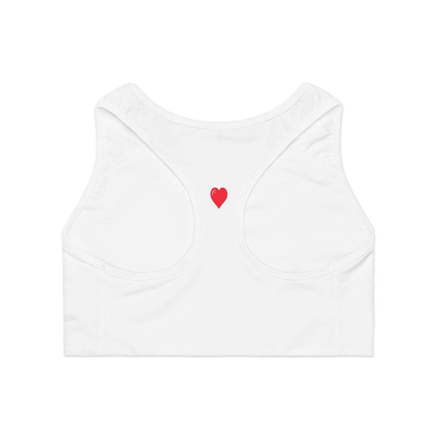 Jordan White Seamless Sports Bra