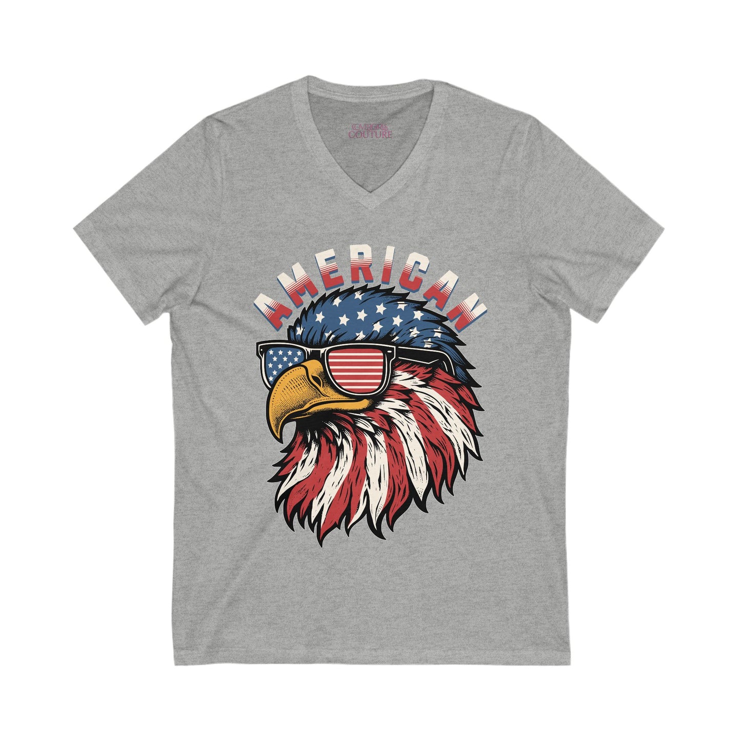 American V-Neck Tee