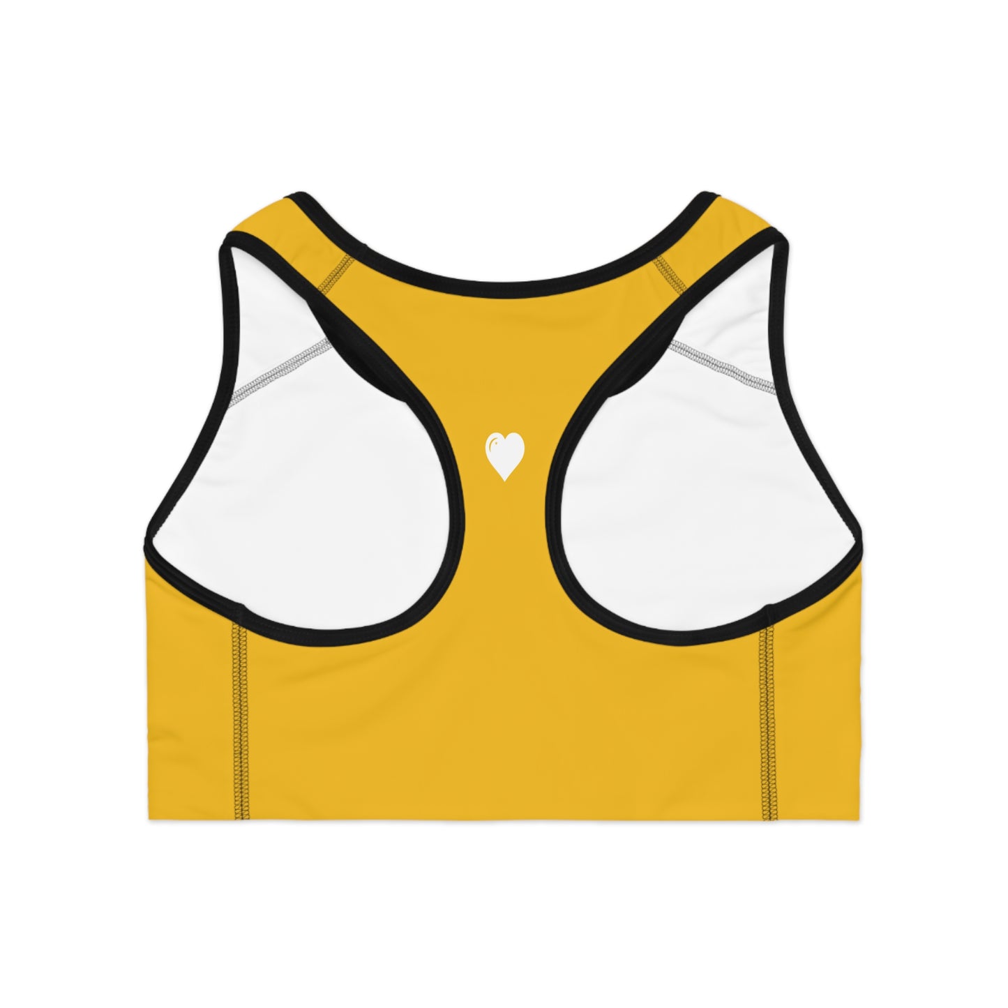 Jon Yellow Seamless Sports Bra