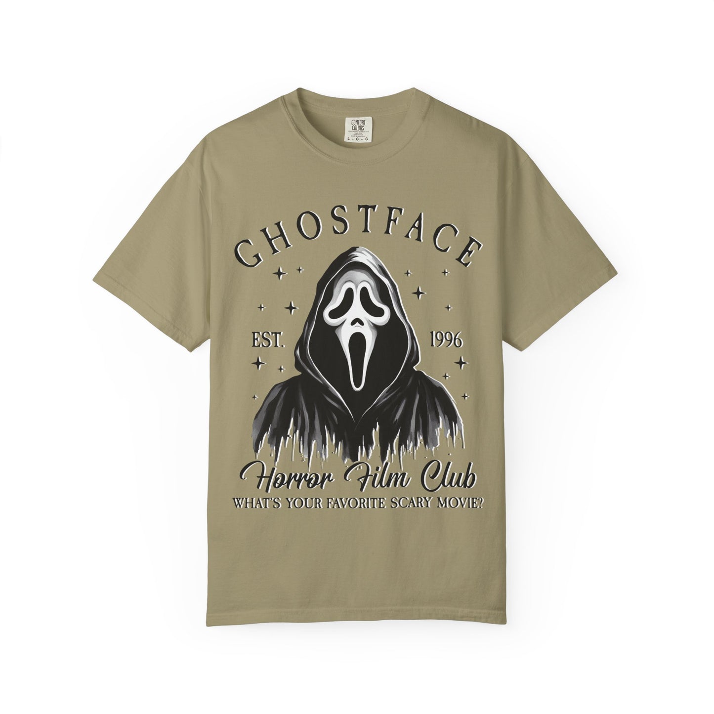Ghostface Horror Club T-shirt, Unisex Graphic Tee, Scary Movie Shirt, Halloween Apparel, Horror Fan Gift, Movie Nights