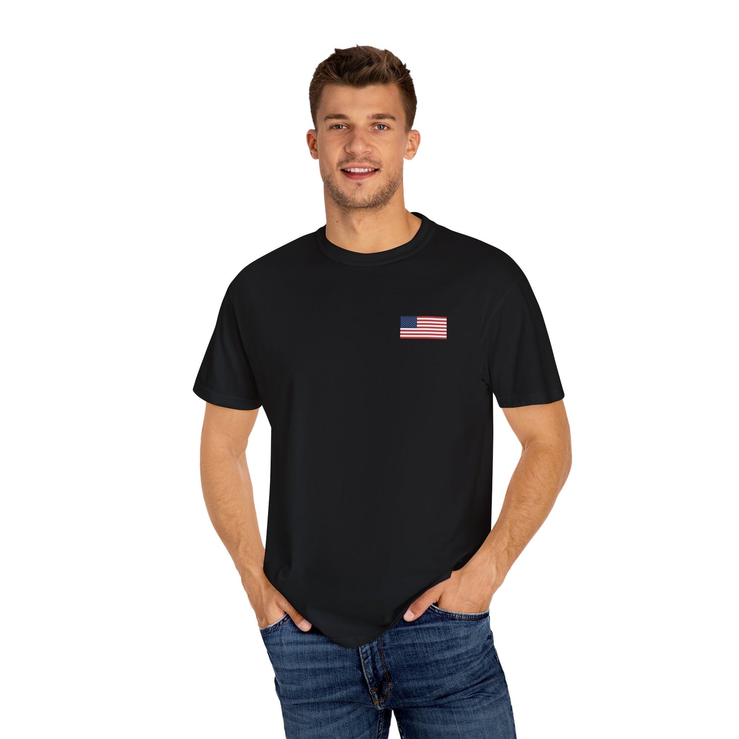 Patriotic Garment-Dyed T-shirt, Vintage