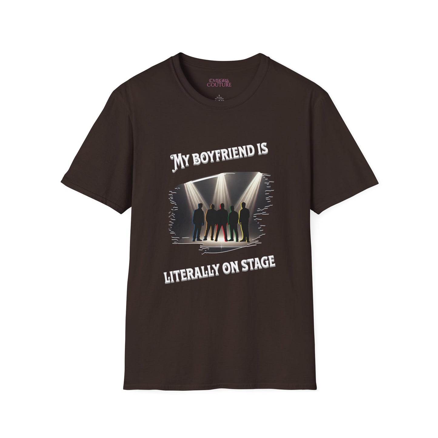 Boyfriend Concert T-Shirt, Unisex Softstyle Tee, Concert Apparel, Music Lover Gift, Stage Fan Shirt, Birthday Gift for Her, Casual Wear