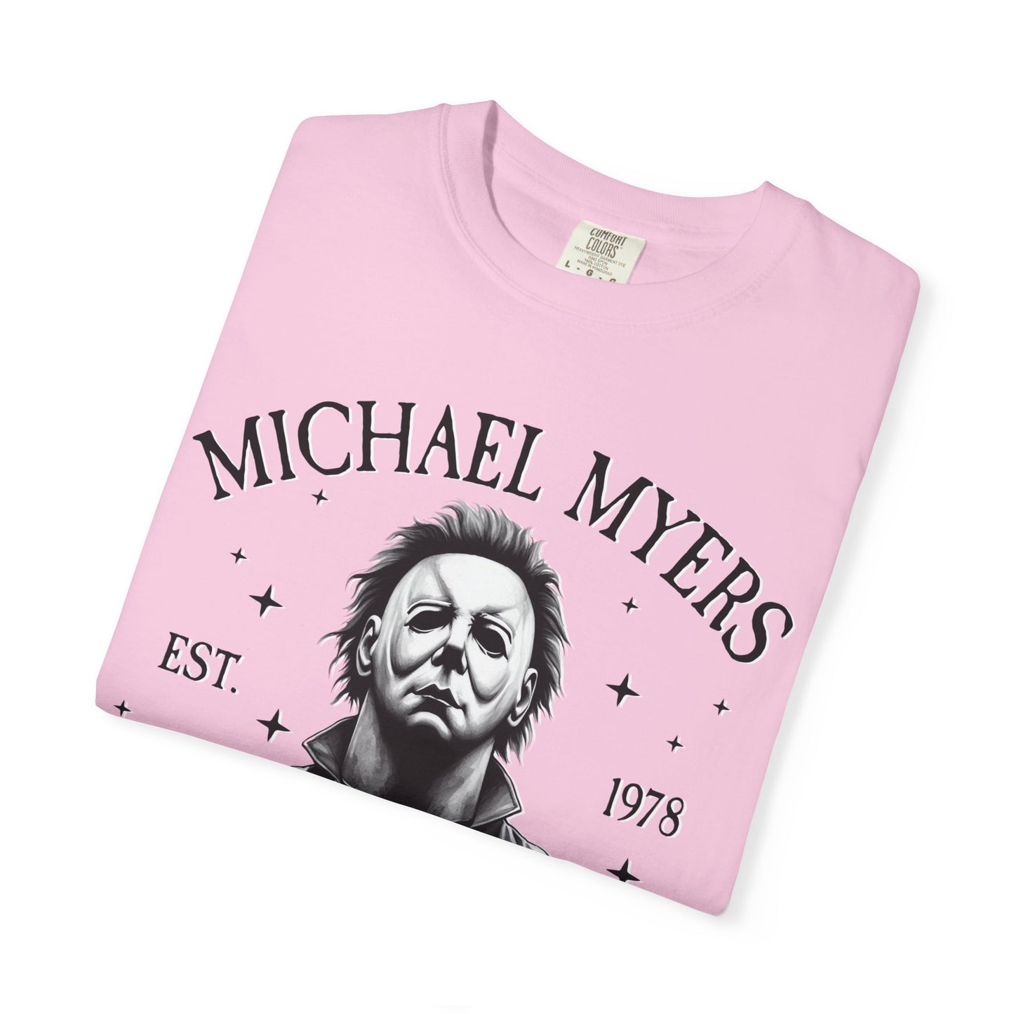 Michael Myers Butcher Shop T-Shirt, Unisex Horror Tee, Halloween Costume Shirt, Gift for Horror Fans, Graphic Novelty Shirt, Spooky Apparel