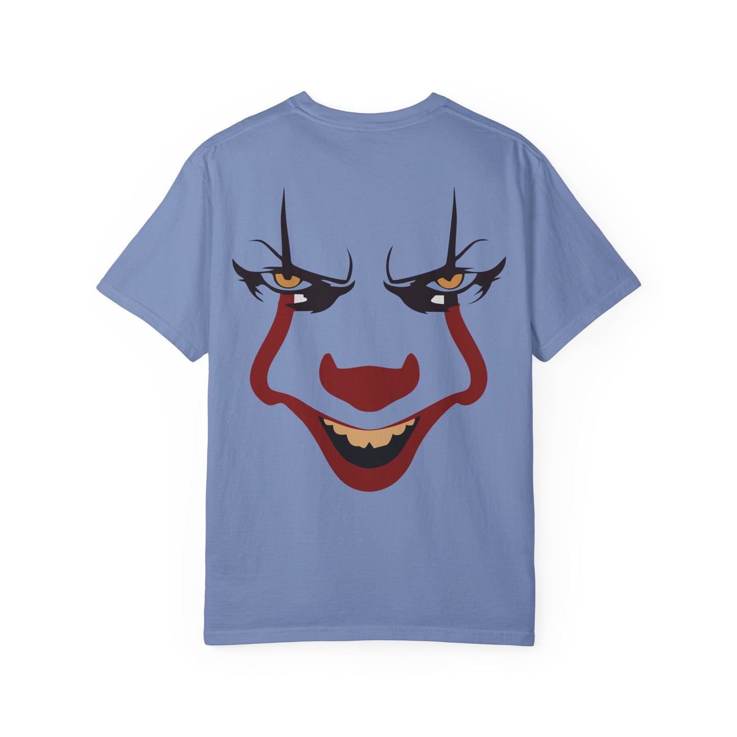 Creepy Clown Graphic T-shirt, Unisex Halloween Tee, Horror Movie Fan Gift, Spooky Shirt, Casual Streetwear
