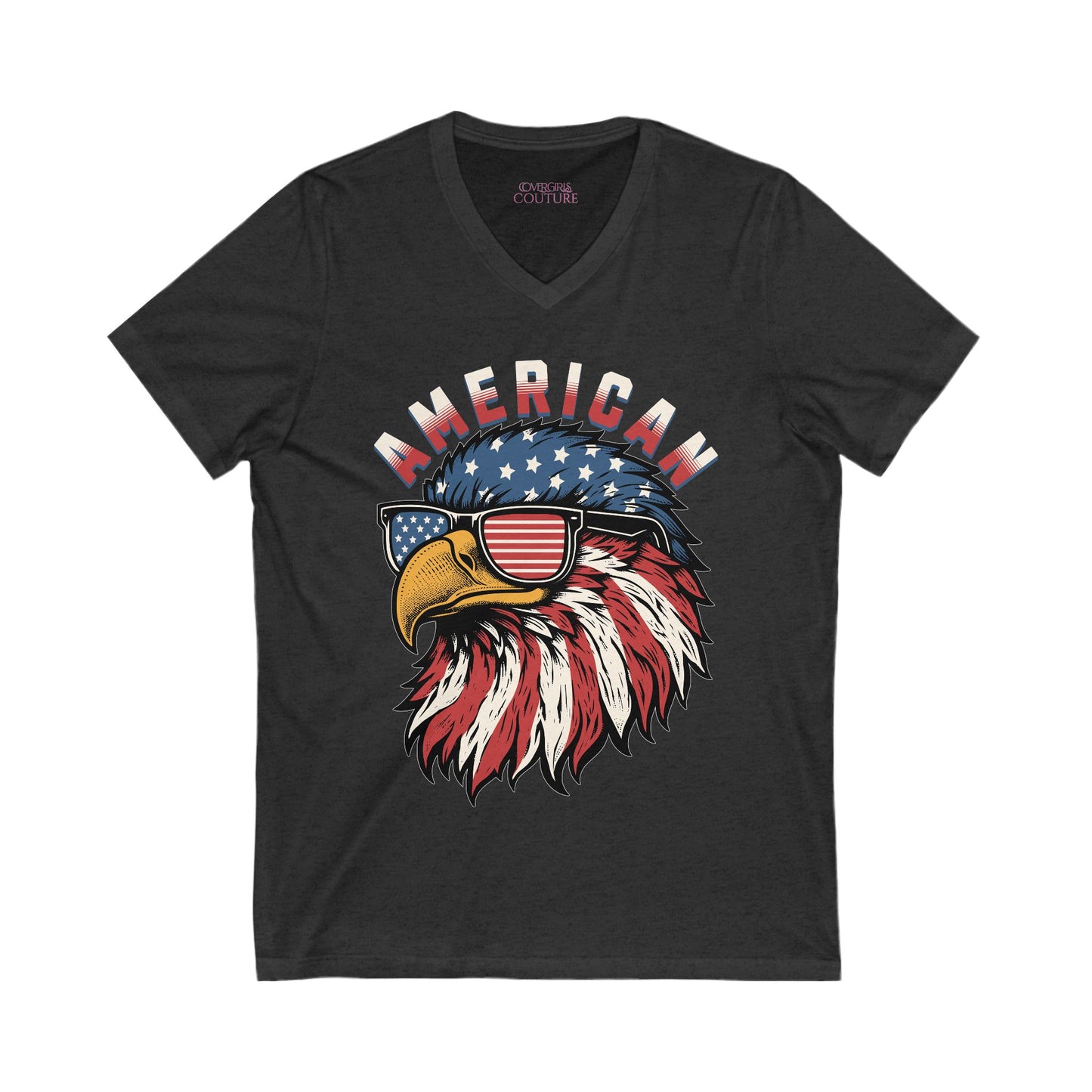 American V-Neck Tee
