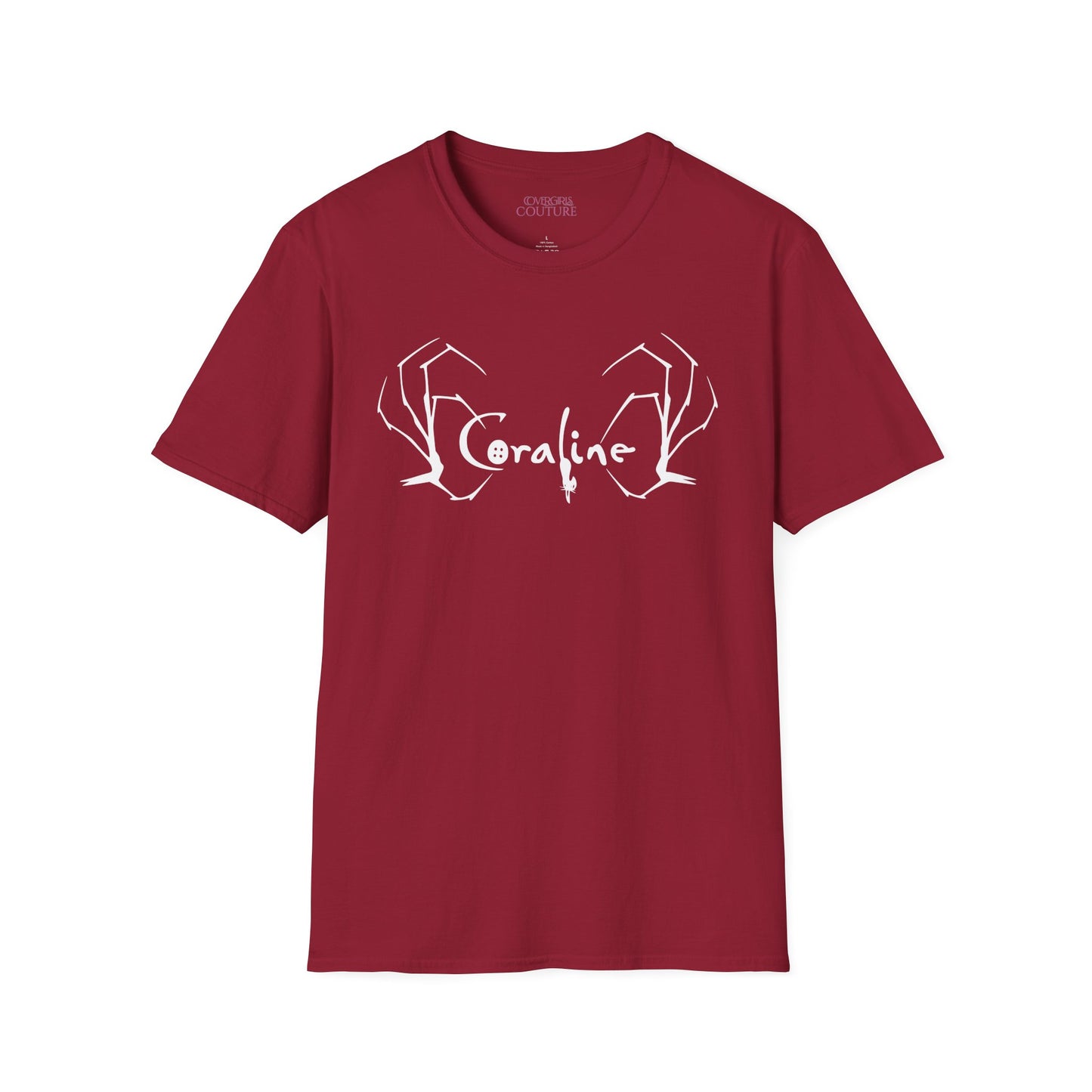 Coraline Inspired Unisex Softstyle T-Shirt | Halloween Costume, Gift for Fans, Graphic Tee, Movie Merch, Casual Wear