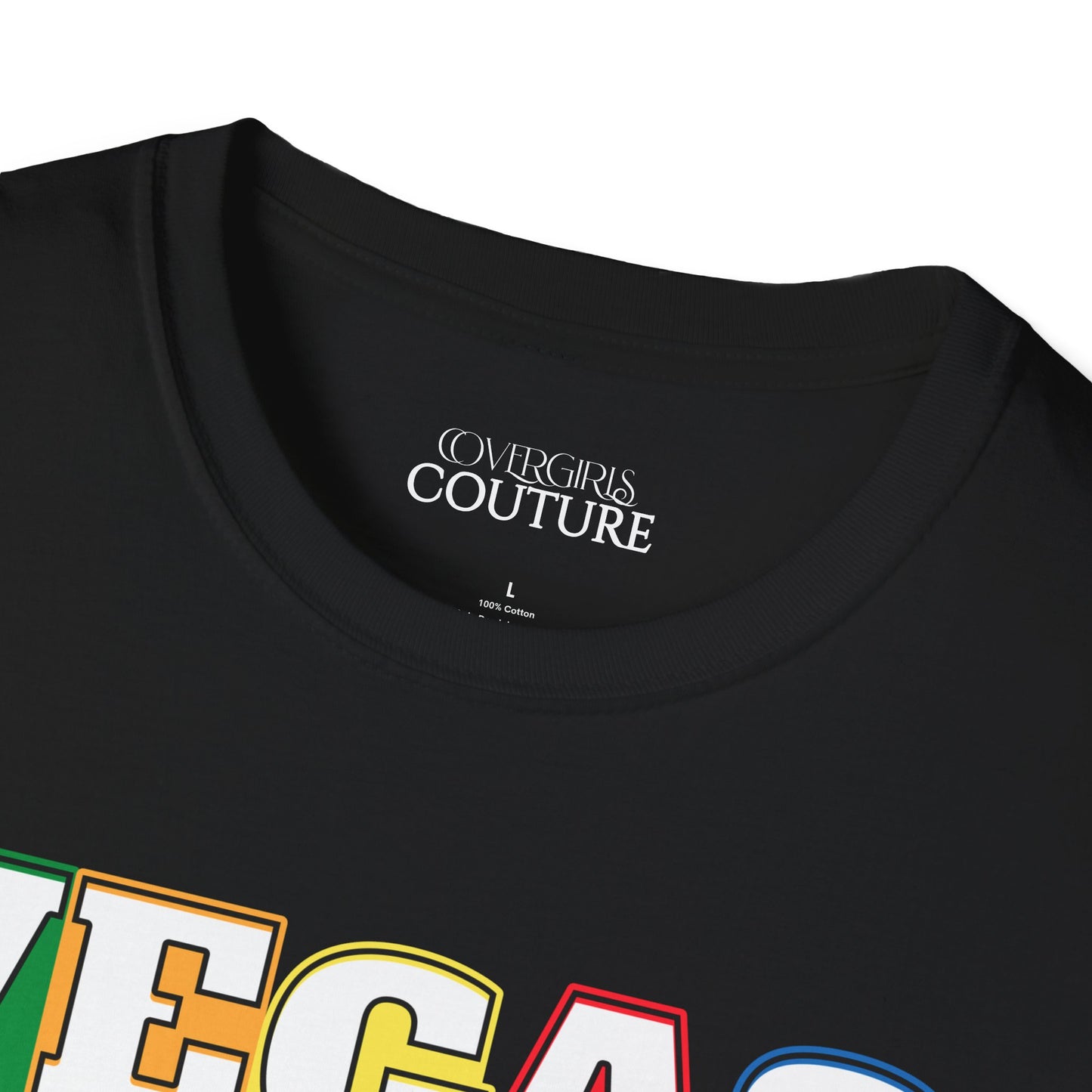 Vegas Vacation Black Unisex Softstyle T-Shirt