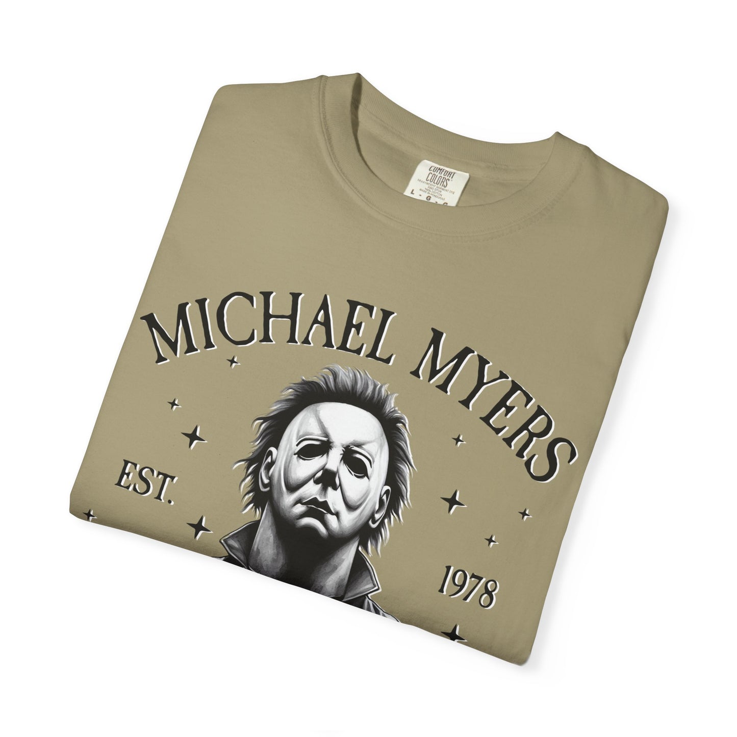 Michael Myers Butcher Shop T-Shirt, Unisex Horror Tee, Halloween Costume Shirt, Gift for Horror Fans, Graphic Novelty Shirt, Spooky Apparel