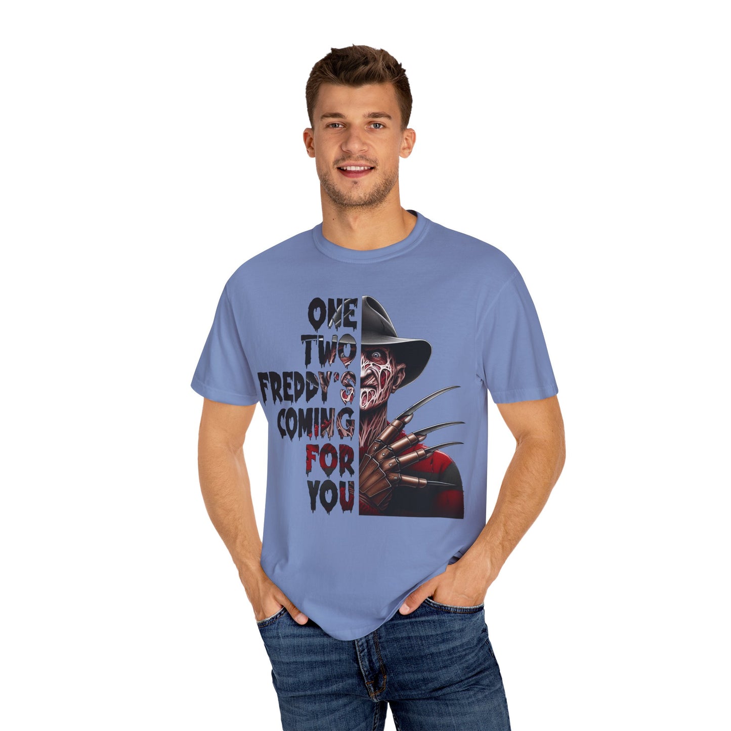 Freddy Krueger Graphic T-Shirt, Halloween Shirt, Horror Movie Tee, Gift for Horror Fans, Unisex Casual Wear, Spooky Apparel