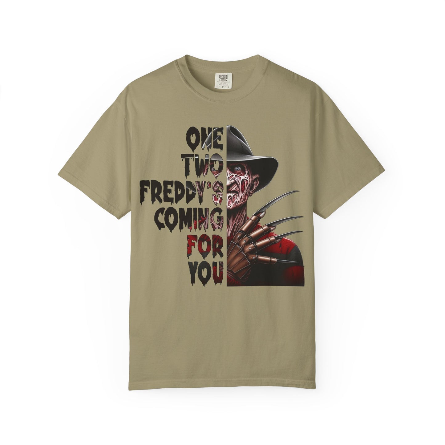Freddy Krueger Graphic T-Shirt, Halloween Shirt, Horror Movie Tee, Gift for Horror Fans, Unisex Casual Wear, Spooky Apparel