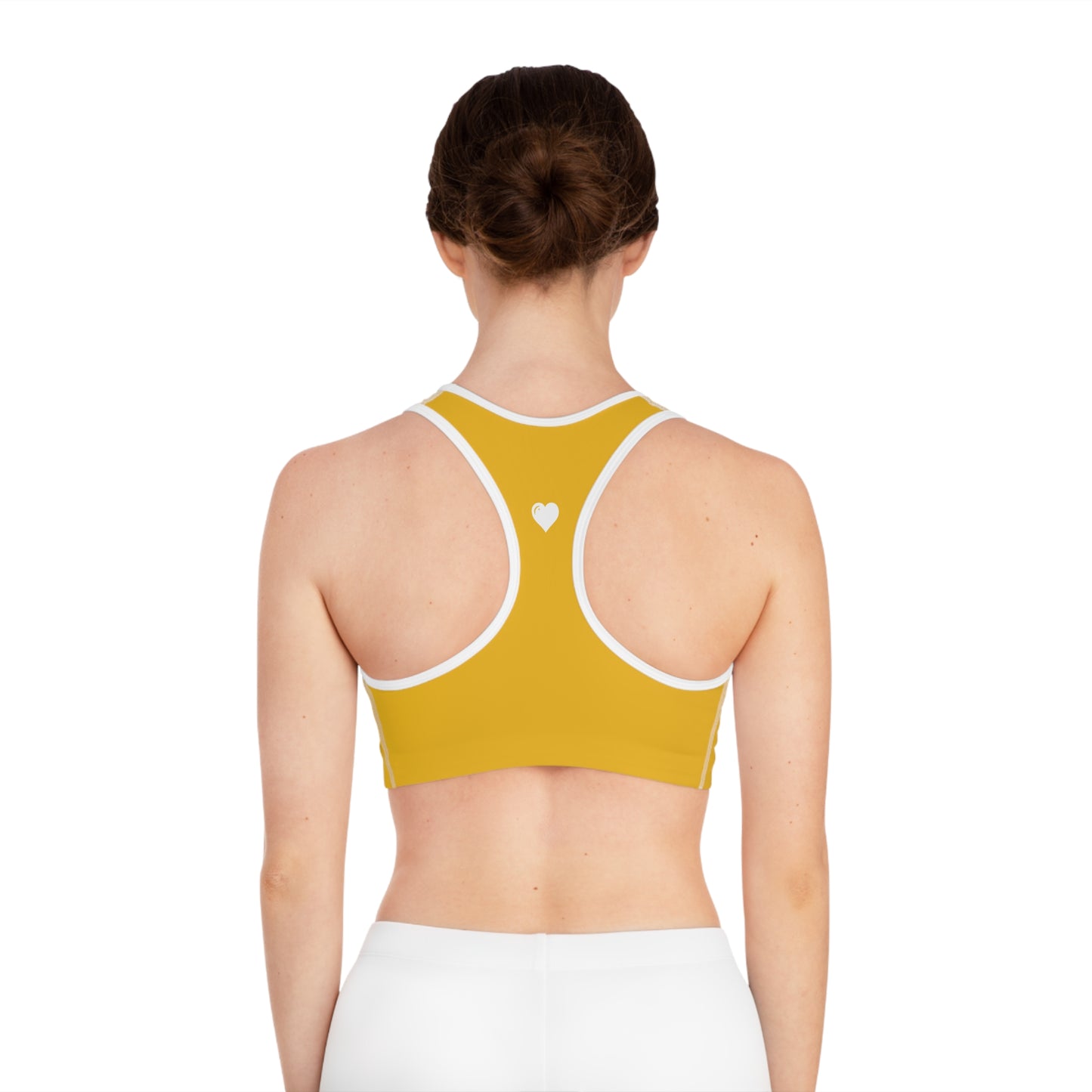 Jon Yellow Seamless Sports Bra