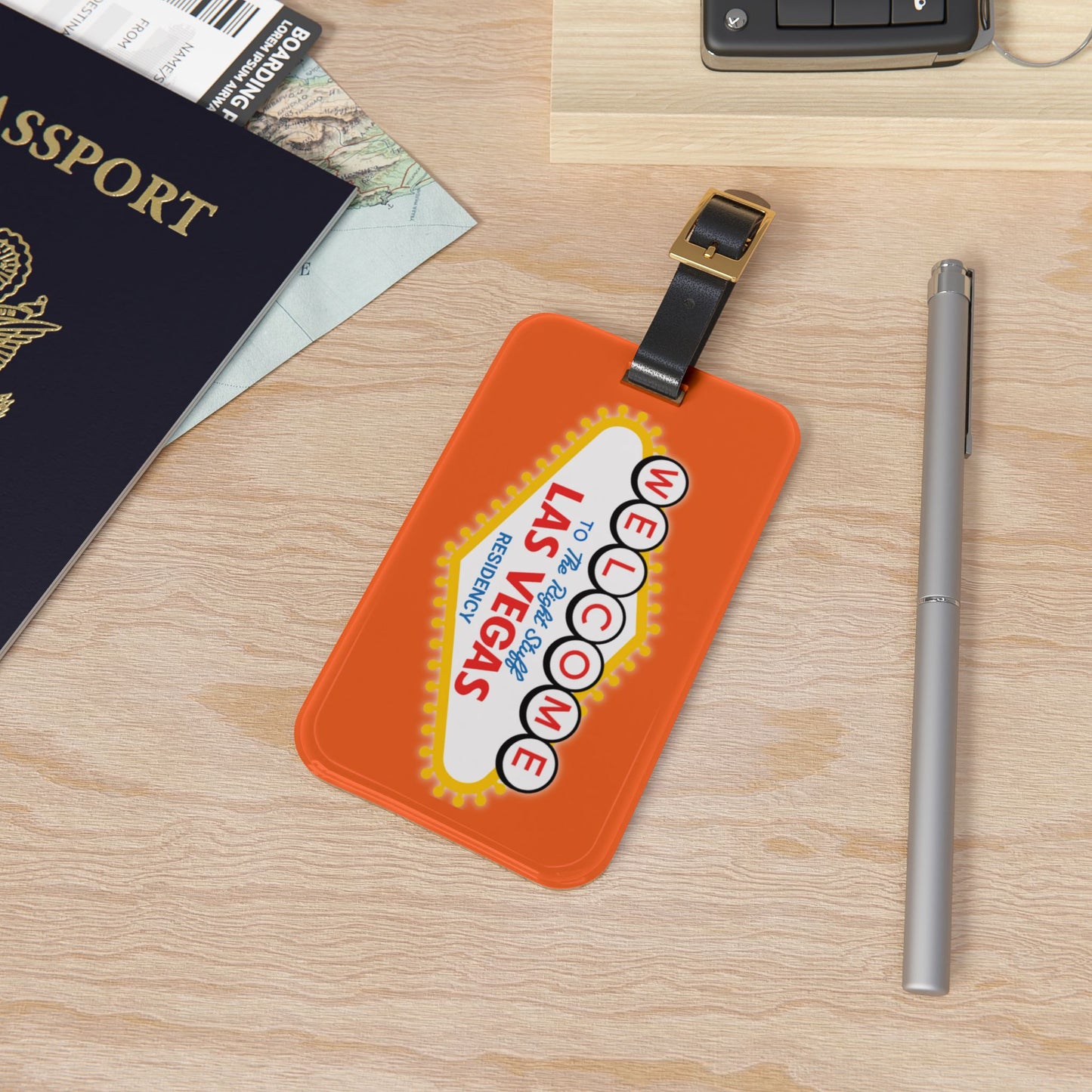 Luggage Tag - Orange