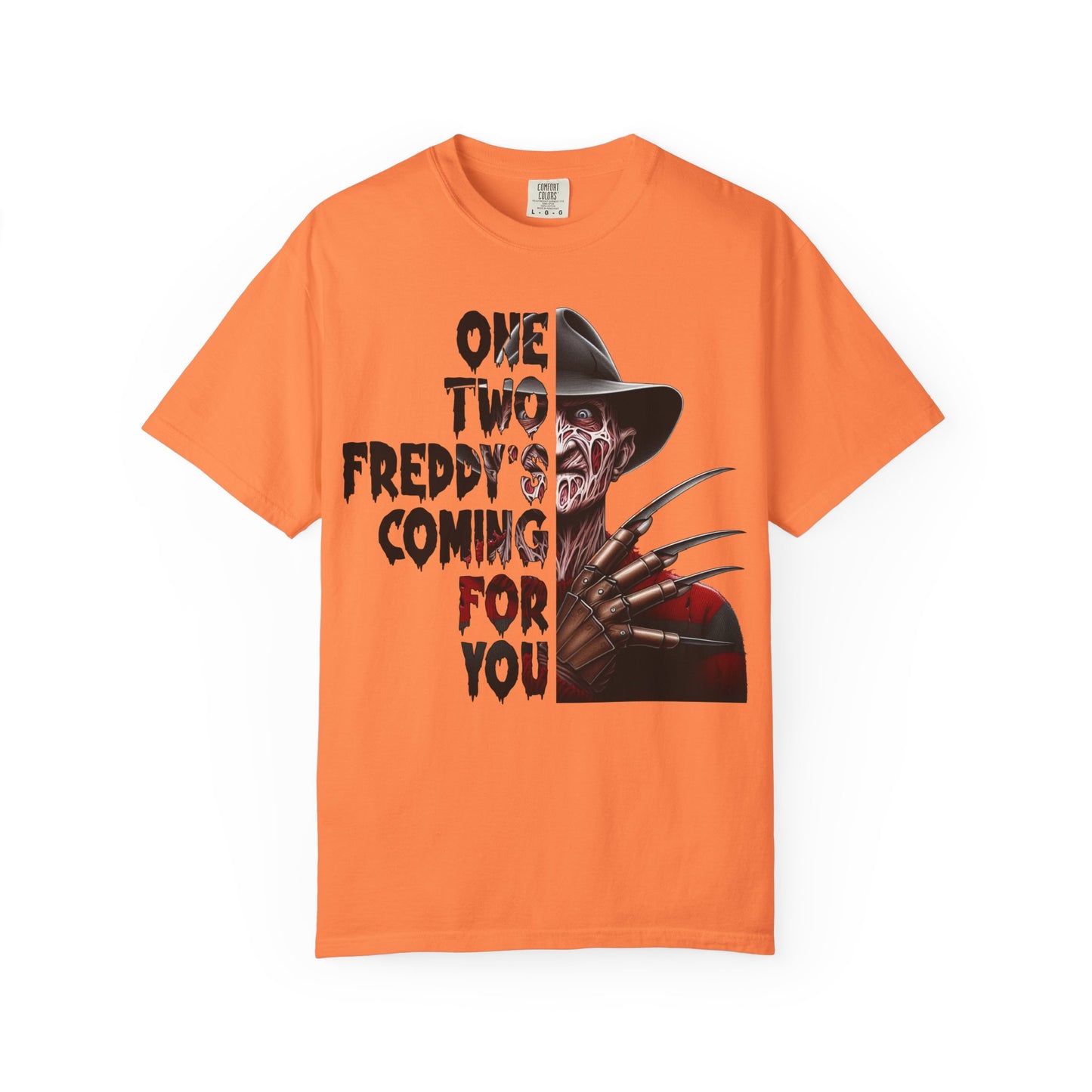 Freddy Krueger Graphic T-Shirt, Halloween Shirt, Horror Movie Tee, Gift for Horror Fans, Unisex Casual Wear, Spooky Apparel