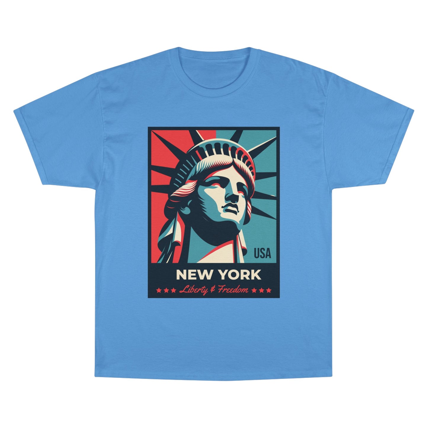 Champion Statue of Liberty, NYC Graphic T-Shirt