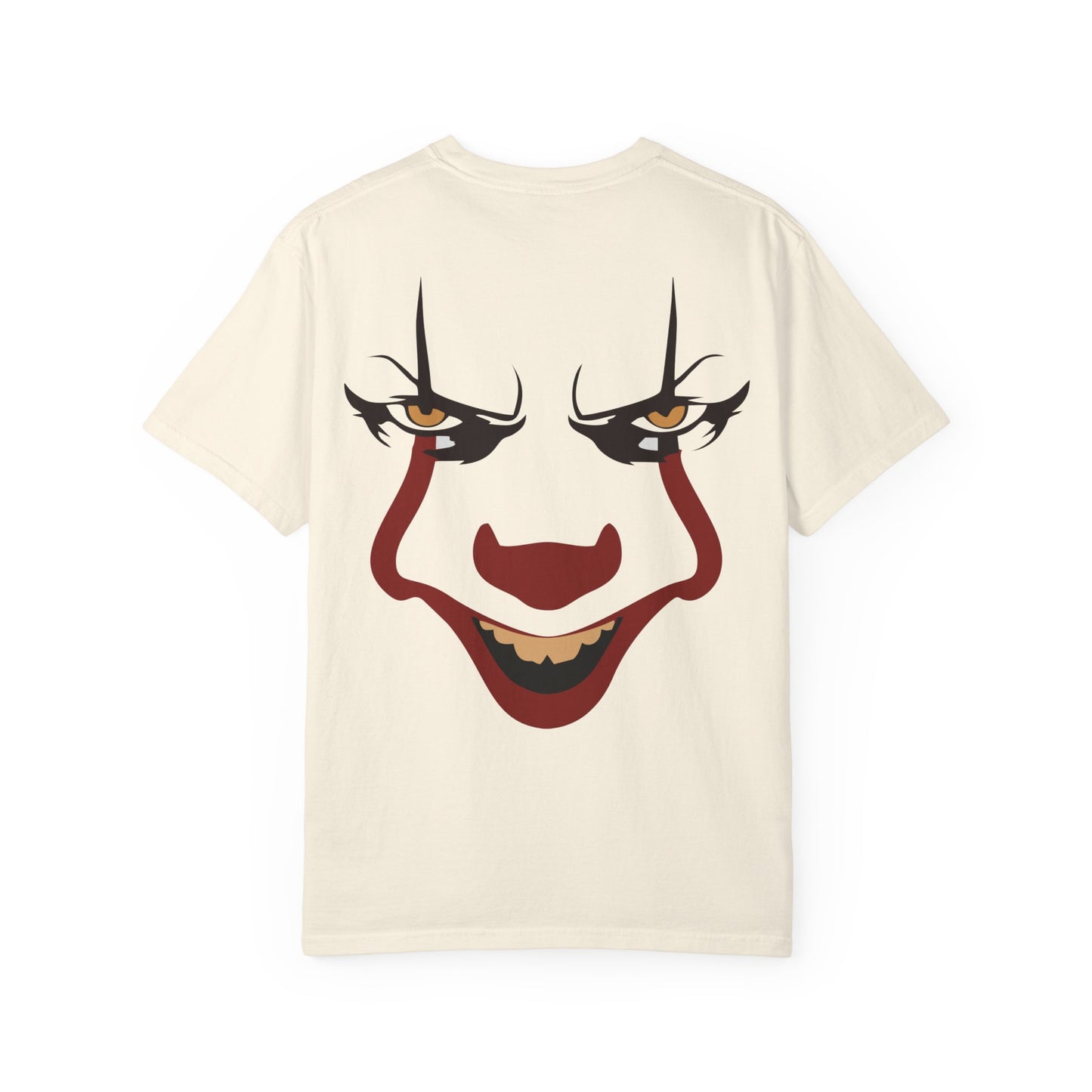 Creepy Clown Graphic T-shirt, Unisex Halloween Tee, Horror Movie Fan Gift, Spooky Shirt, Casual Streetwear