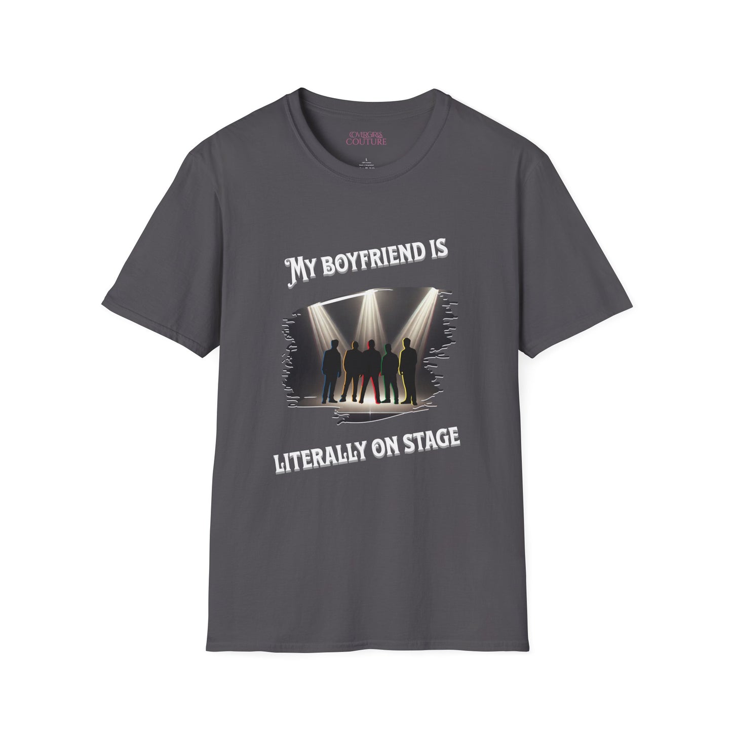 Boyfriend Concert T-Shirt, Unisex Softstyle Tee, Concert Apparel, Music Lover Gift, Stage Fan Shirt, Birthday Gift for Her, Casual Wear