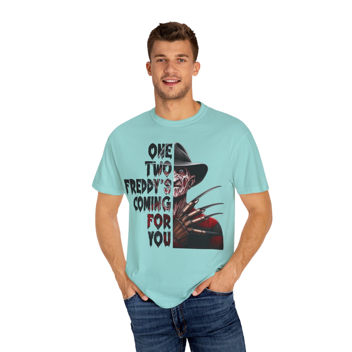 Freddy Krueger Graphic T-Shirt, Halloween Shirt, Horror Movie Tee, Gift for Horror Fans, Unisex Casual Wear, Spooky Apparel