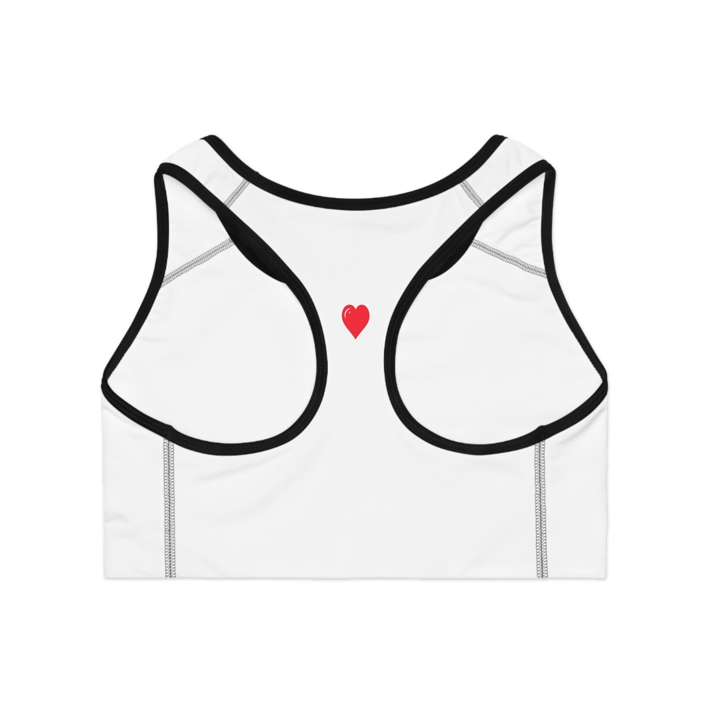 Jordan White Seamless Sports Bra