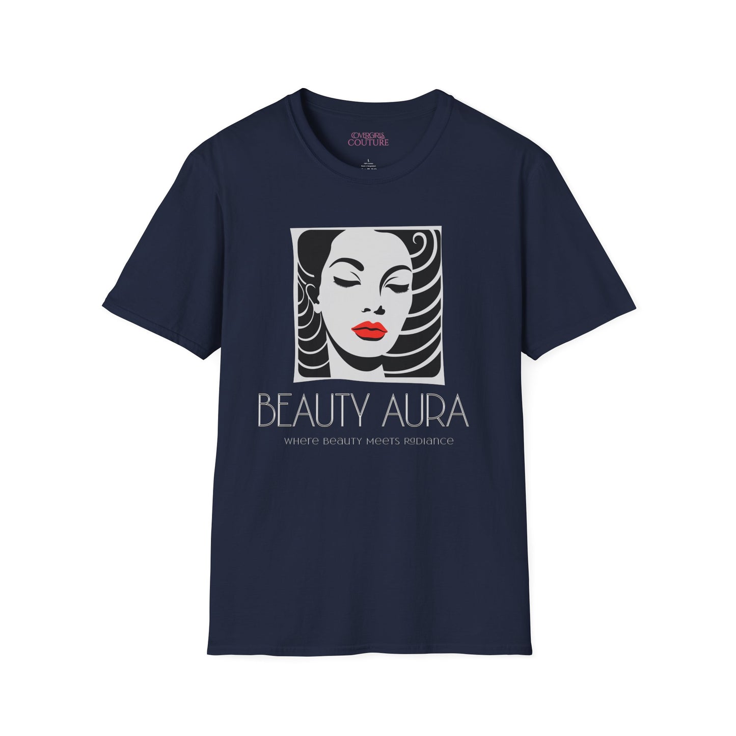 Unisex Softstyle T-Shirt with Beauty Aura Design